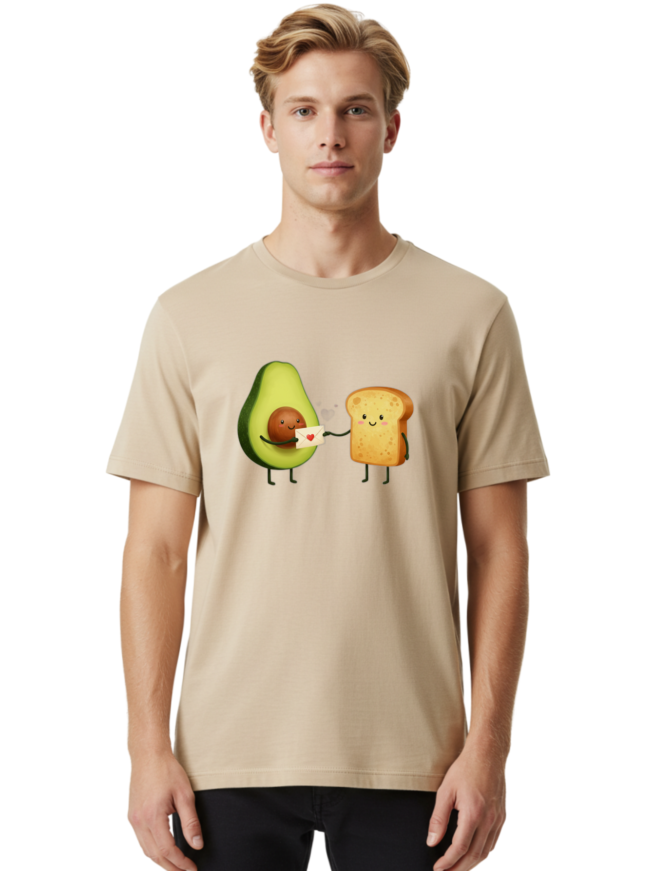 Avocado-Toast-Love-2 Men'S Graphic Tee, 100% Cotton, Comfortable Casual Summer Wear, Machine Washable, Vintage Camera, Old Camera, Antique Camera, Black Camera, Classic Photography, Photography Equipment, Nostalgic Device, Film Camera, Bah542