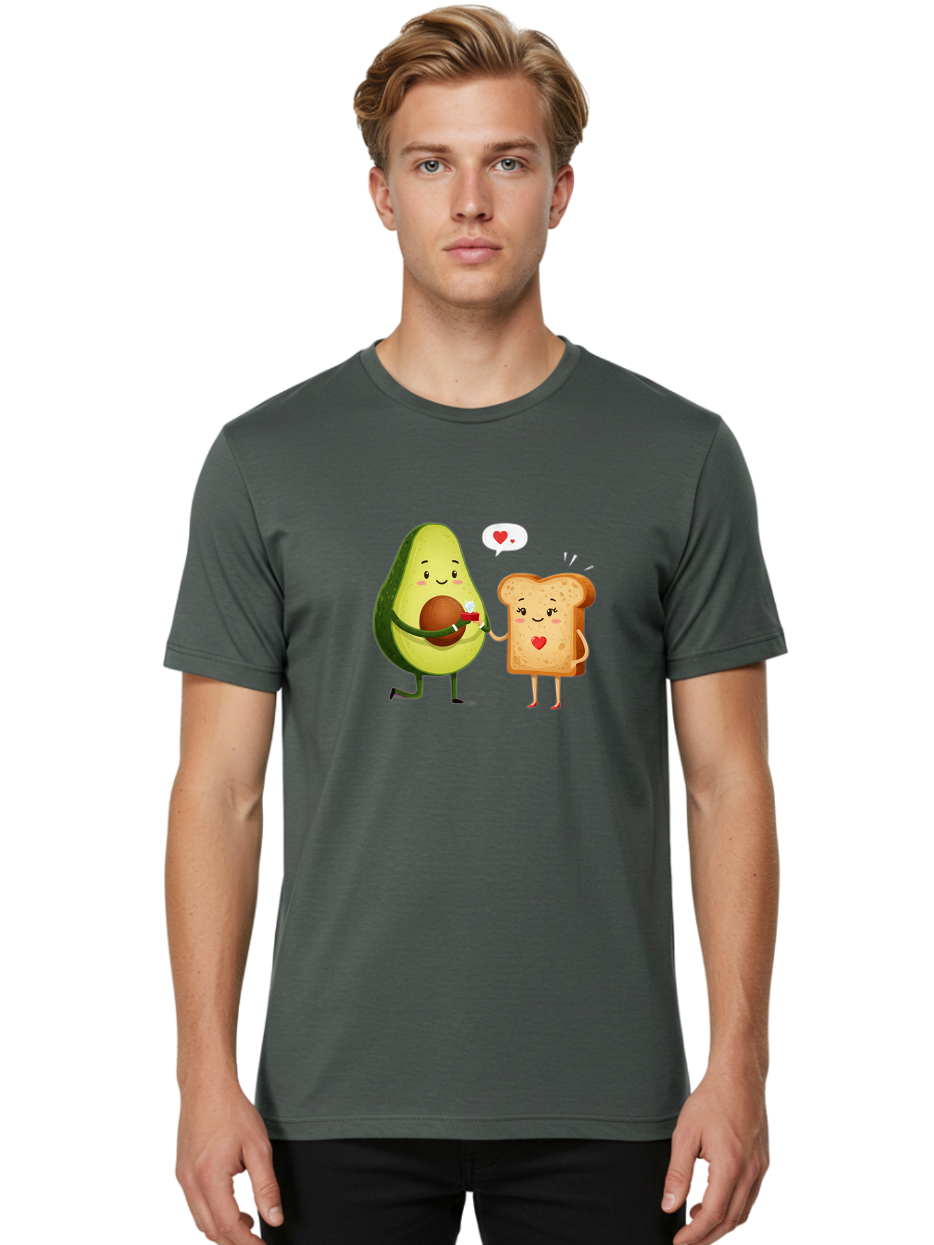Avocado-Toast-Love Men'S Graphic Tee, 100% Cotton, Comfortable Casual Summer Wear, Machine Washable, Vintage Camera, Old Camera, Antique Camera, Black Camera, Classic Photography, Photography Equipment, Nostalgic Device, Film Camera, Bah543