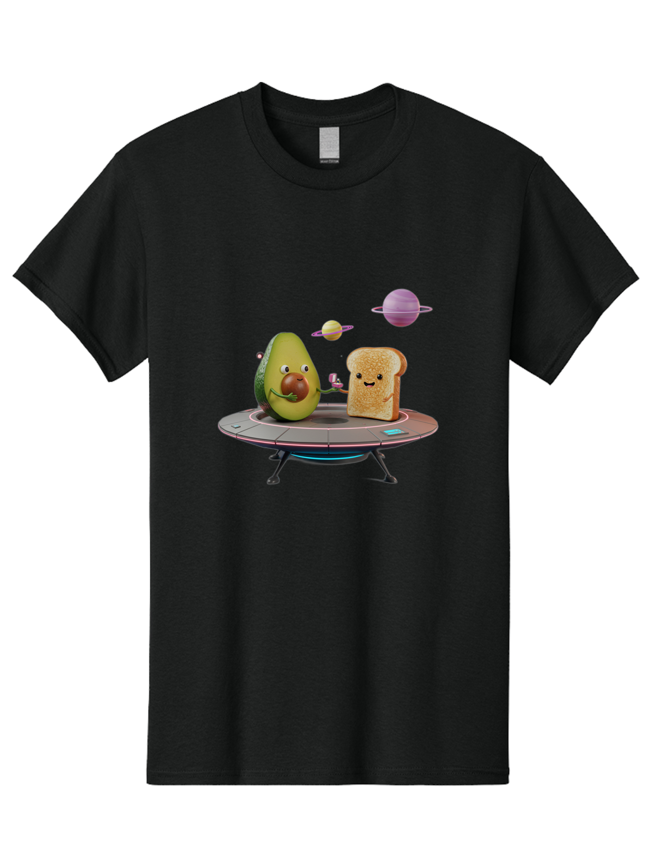 Avocado-Toast-Spacecraft Men'S Graphic Tee, 100% Cotton, Comfortable Casual Summer Wear, Machine Washable, Vintage Camera, Old Camera, Antique Camera, Black Camera, Classic Photography, Photography Equipment, Nostalgic Device, Film Camera, Bah546
