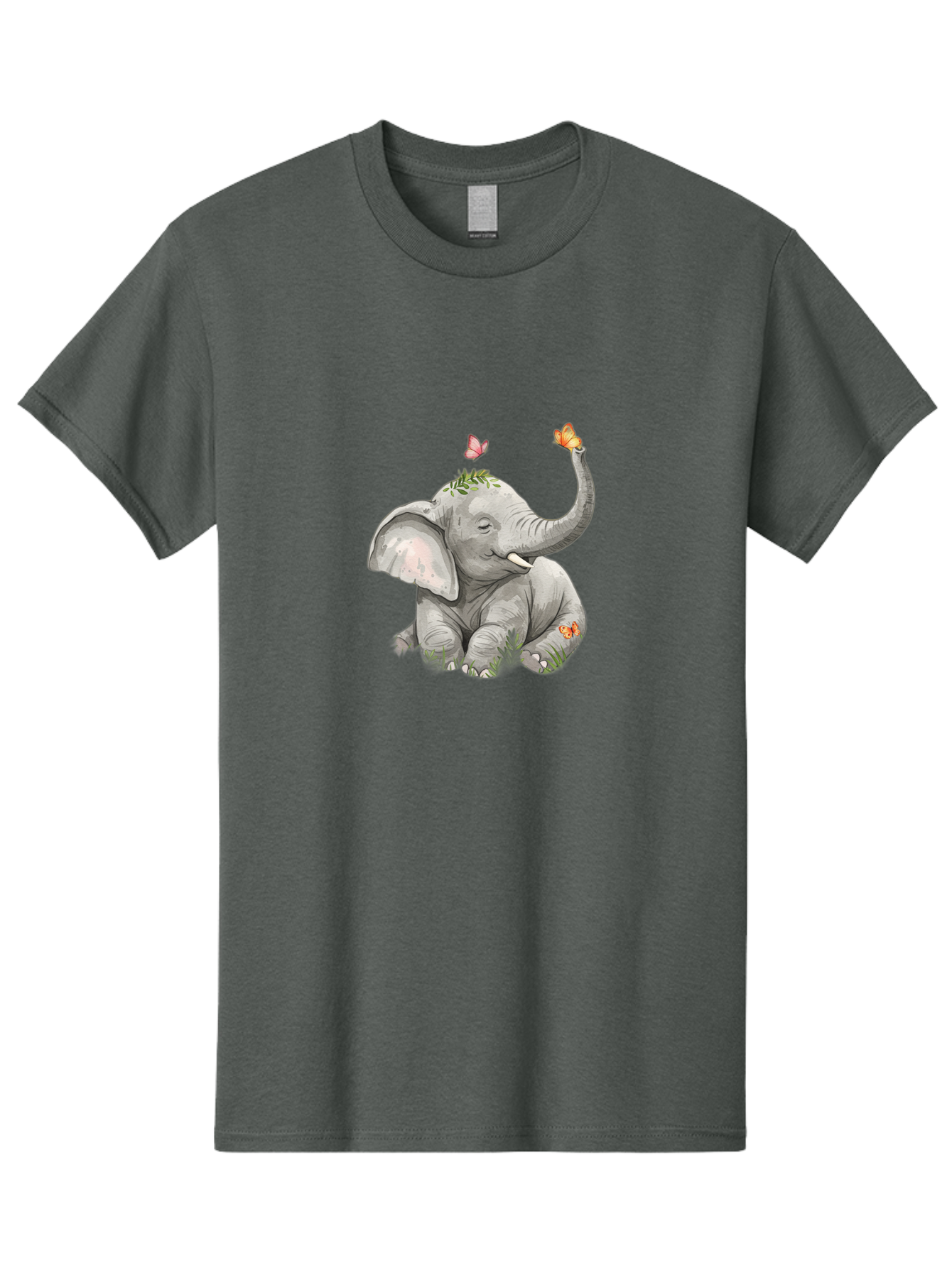 Baby-Elephant-With-Butterflies Men'S Graphic Tee, 100% Cotton, Comfortable Casual Summer Wear, Machine Washable, Vintage Camera, Old Camera, Antique Camera, Black Camera, Classic Photography, Photography Equipment, Nostalgic Device, Bah548