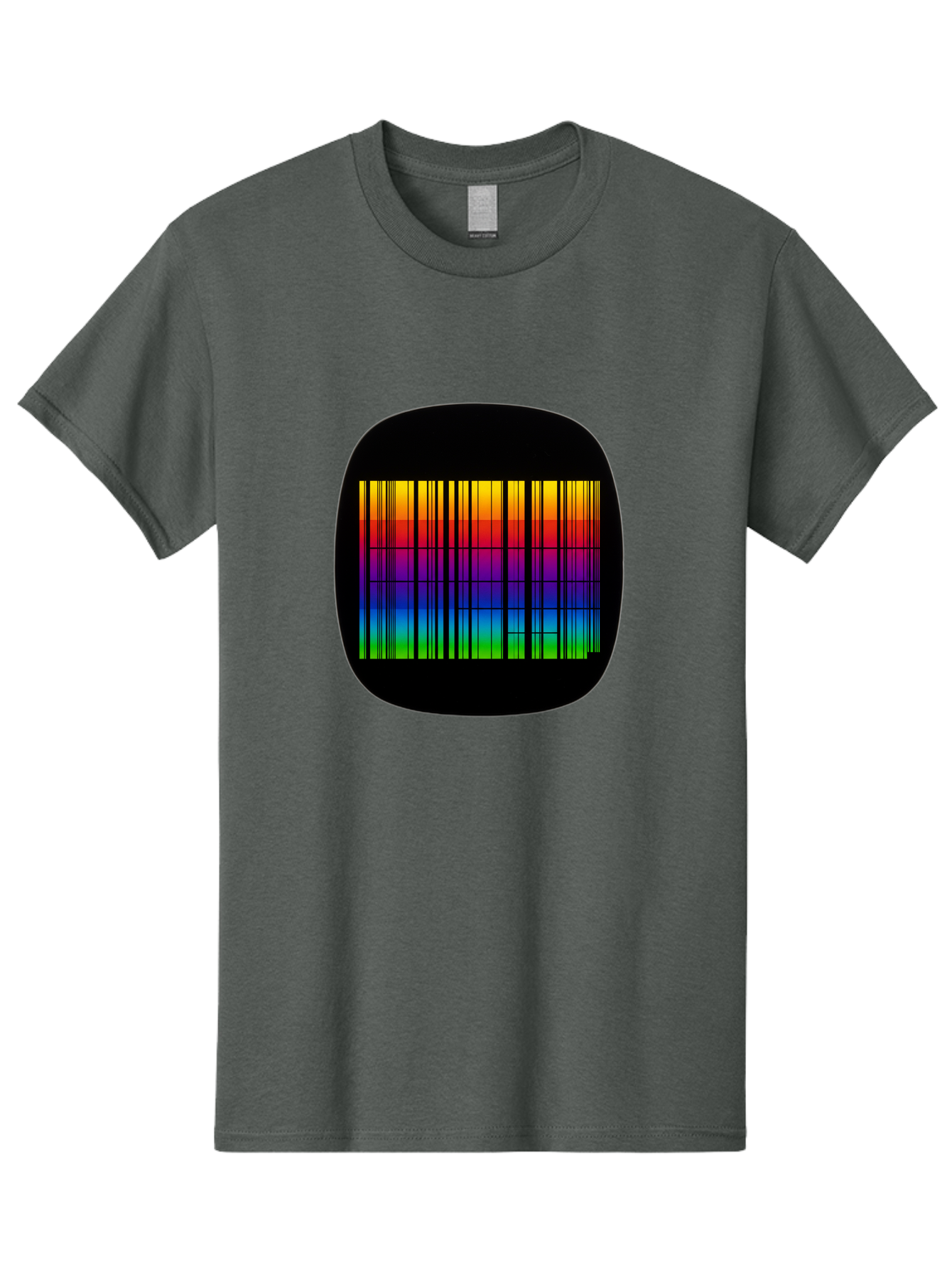 Barcode-Tv-Screen Men'S Graphic Tee, 100% Cotton, Comfortable Casual Summer Wear, Machine Washable, Vintage Camera, Old Camera, Antique Camera, Black Camera, Classic Photography, Photography Equipment, Nostalgic Device, Film Camera, Camera Art Bah551