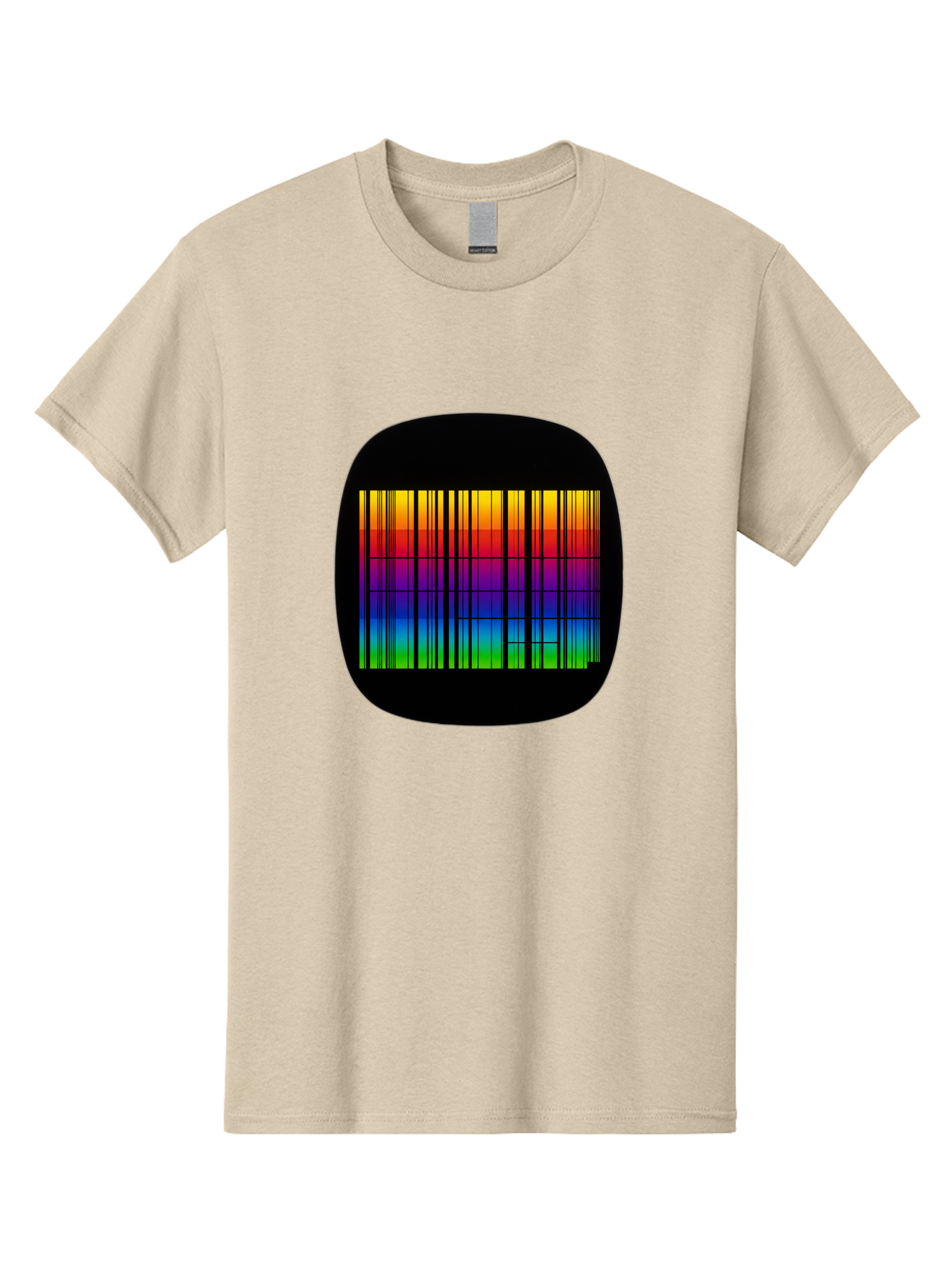 Barcode-Tv-Screen Men'S Graphic Tee, 100% Cotton, Comfortable Casual Summer Wear, Machine Washable, Vintage Camera, Old Camera, Antique Camera, Black Camera, Classic Photography, Photography Equipment, Nostalgic Device, Film Camera, Camera Art Bah551