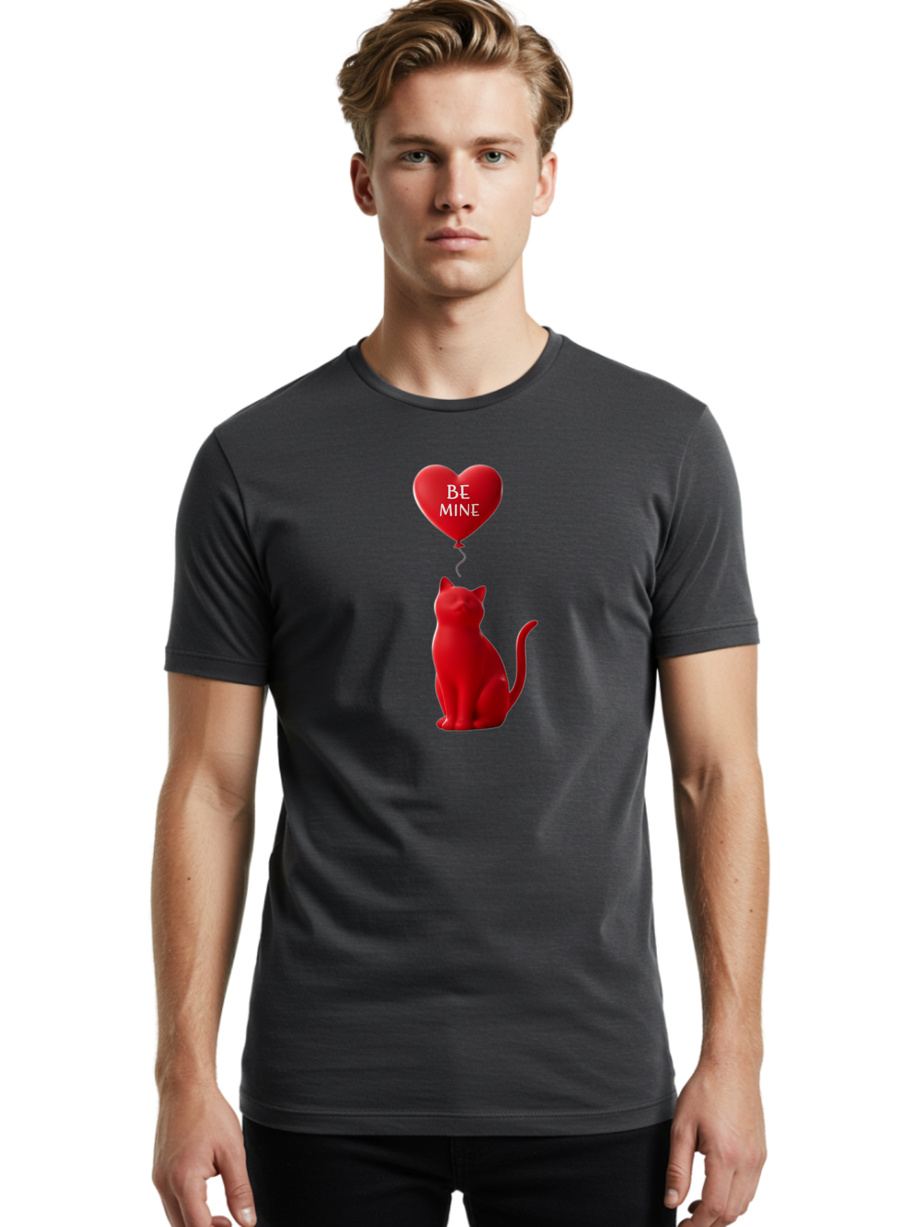 Be-Mine-Cat-2 Men'S Graphic Tee, 100% Cotton, Comfortable Casual Summer Wear, Machine Washable, Vintage Camera, Old Camera, Antique Camera, Black Camera, Classic Photography, Photography Equipment, Nostalgic Device, Film Camera, Camera Art Bah555
