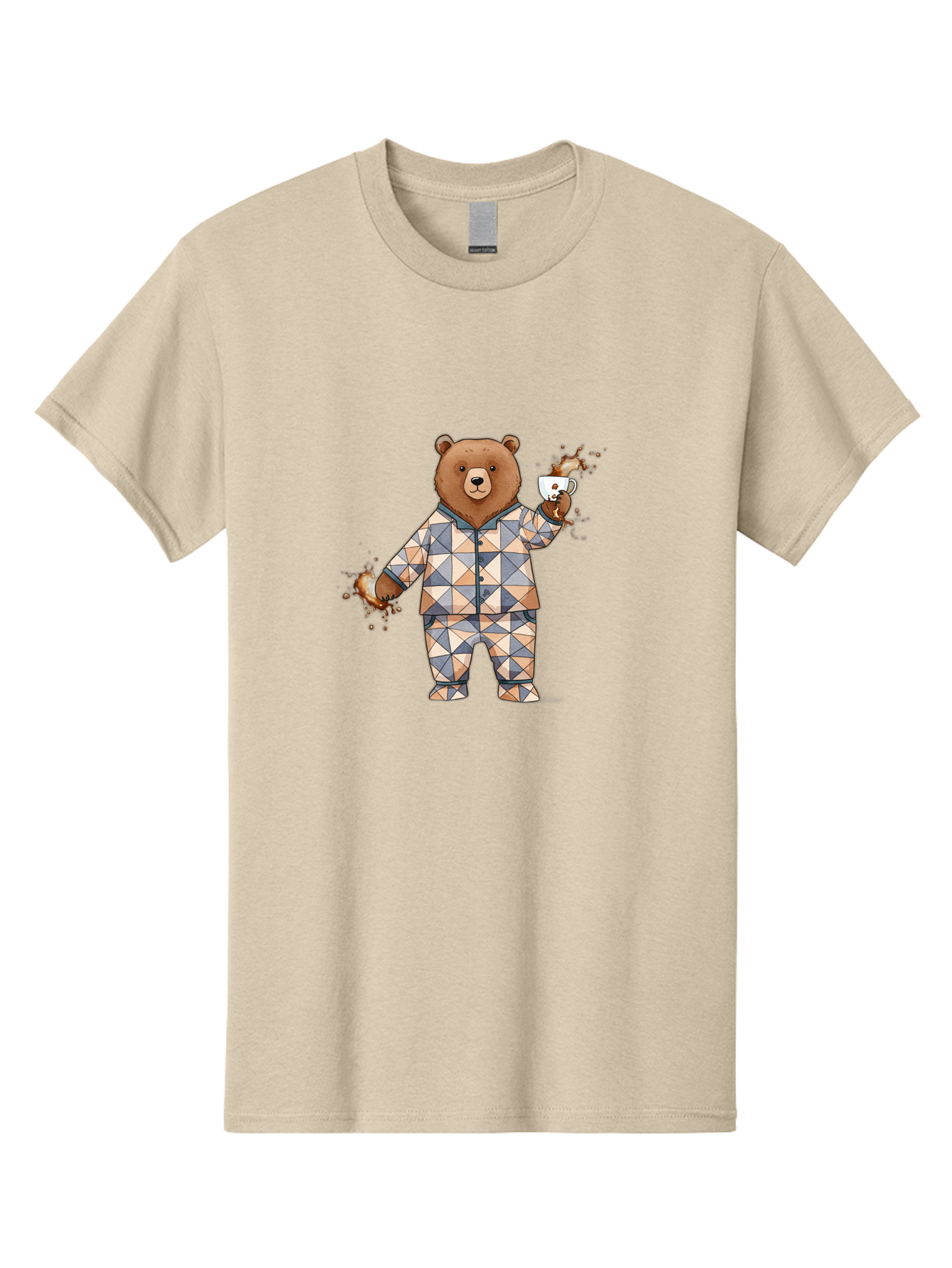 Bear-In-Pajamas-4 Men'S Graphic Tee, 100% Cotton, Comfortable Casual Summer Wear, Machine Washable, Vintage Camera, Old Camera, Antique Camera, Black Camera, Classic Photography, Photography Equipment, Nostalgic Device, Film Camera, Camera Art Bah572