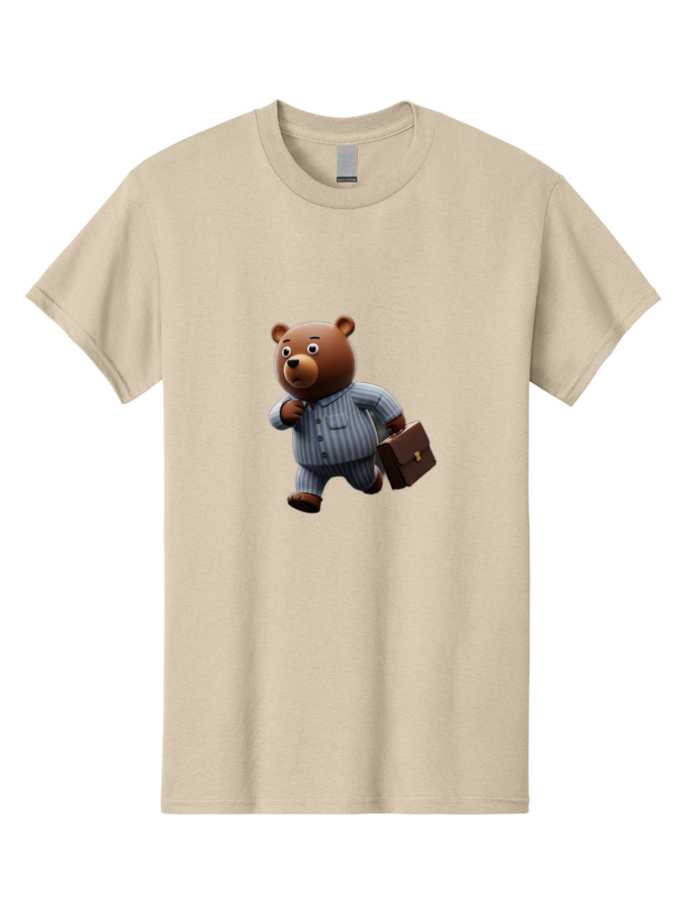 Bear-In-Pajamas-9 Men'S Graphic Tee, 100% Cotton, Comfortable Casual Summer Wear, Machine Washable, Vintage Camera, Old Camera, Antique Camera, Black Camera, Classic Photography, Photography Equipment, Nostalgic Device, Film Camera, Camera Art Bah577