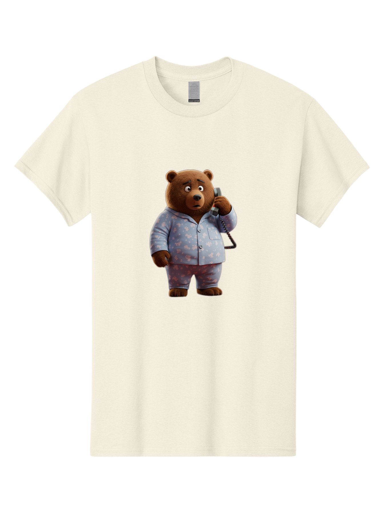 Bear-On-Phone Men'S Graphic Tee, 100% Cotton, Comfortable Casual Summer Wear, Machine Washable, Vintage Camera, Old Camera, Antique Camera, Black Camera, Classic Photography, Photography Equipment, Nostalgic Device, Film Camera, Camera Art Bah586