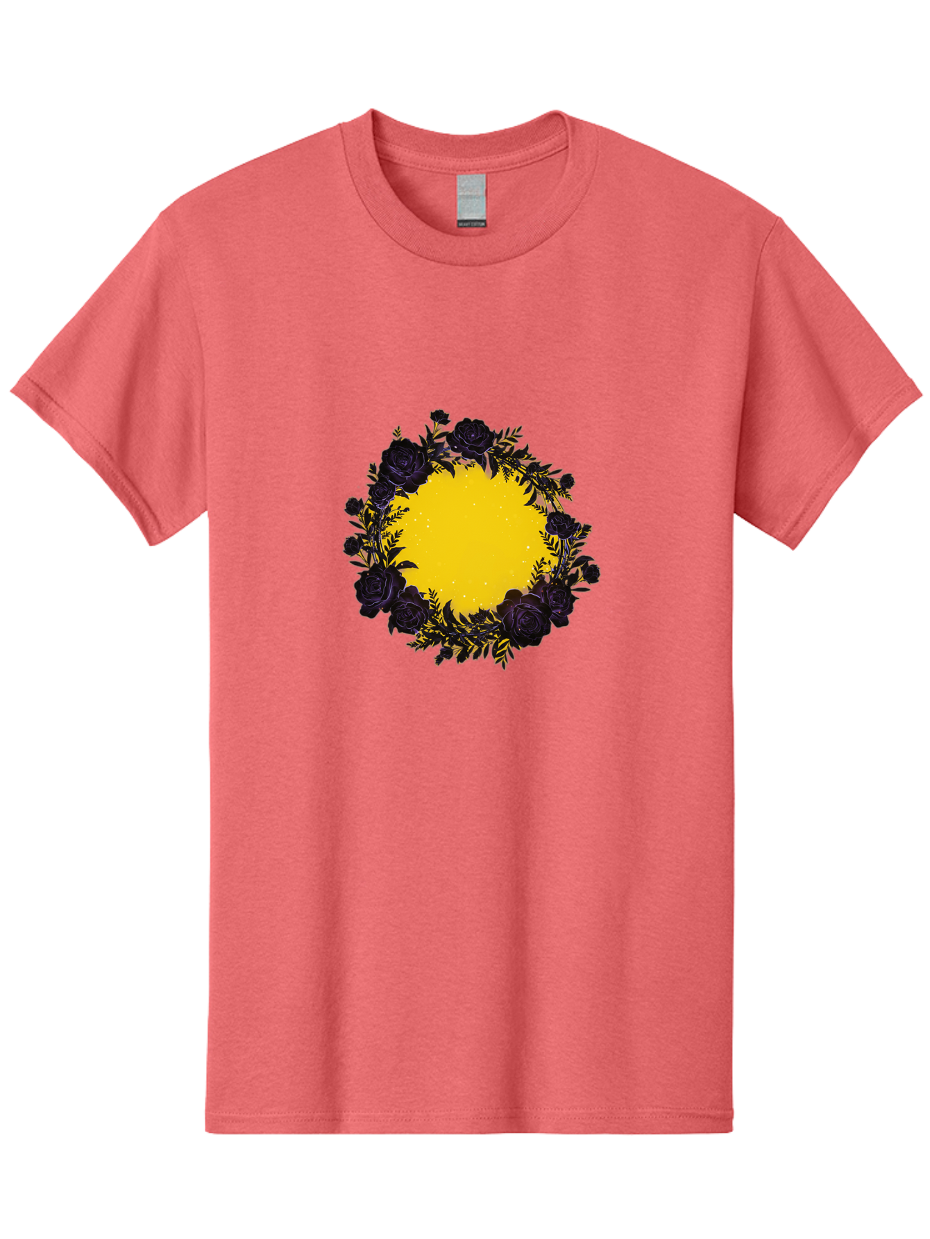 Black-Roses-Wreath Men'S Graphic Tee, 100% Cotton, Comfortable Casual Summer Wear, Machine Washable, Vintage Camera, Old Camera, Antique Camera, Black Camera, Classic Photography, Photography Equipment, Nostalgic Device, Film Camera, Bah595