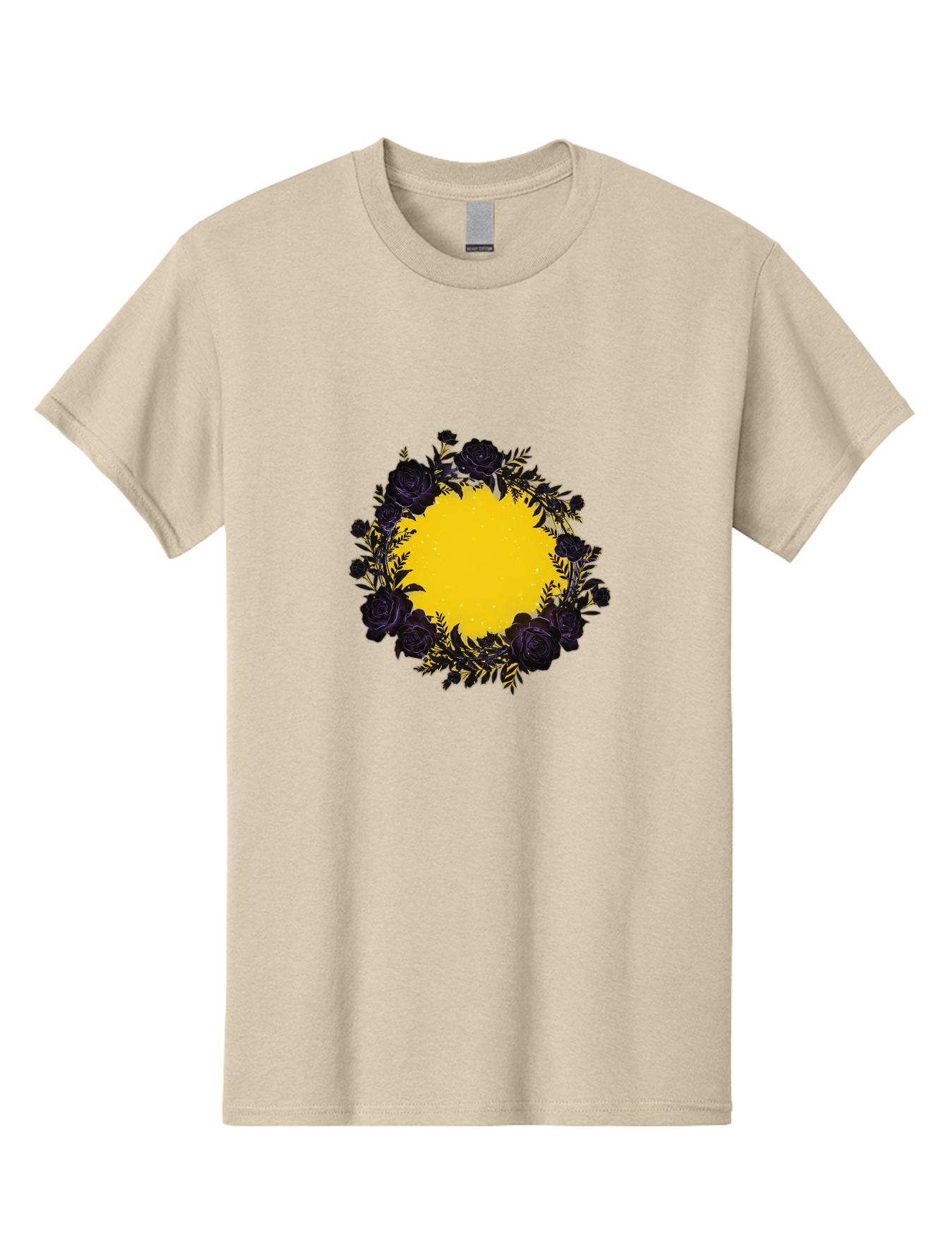 Black-Roses-Wreath Men'S Graphic Tee, 100% Cotton, Comfortable Casual Summer Wear, Machine Washable, Vintage Camera, Old Camera, Antique Camera, Black Camera, Classic Photography, Photography Equipment, Nostalgic Device, Film Camera, Bah595