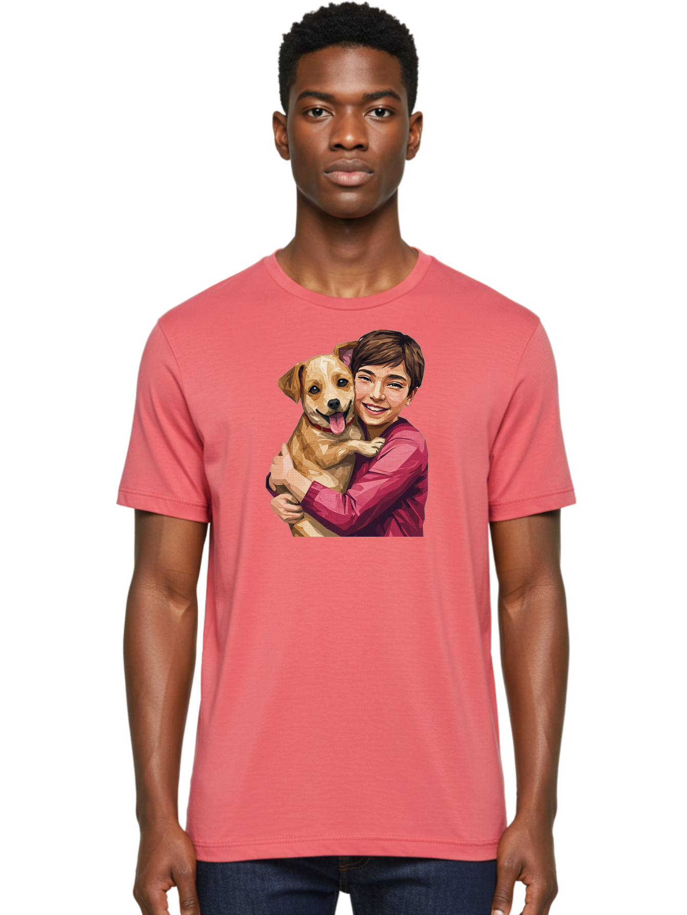 Boy-With-Dog Men'S Graphic Tee, 100% Cotton, Comfortable Casual Summer Wear, Machine Washable, Vintage Camera, Old Camera, Antique Camera, Black Camera, Classic Photography, Photography Equipment, Nostalgic Device, Film Camera, Camera Art Bah608