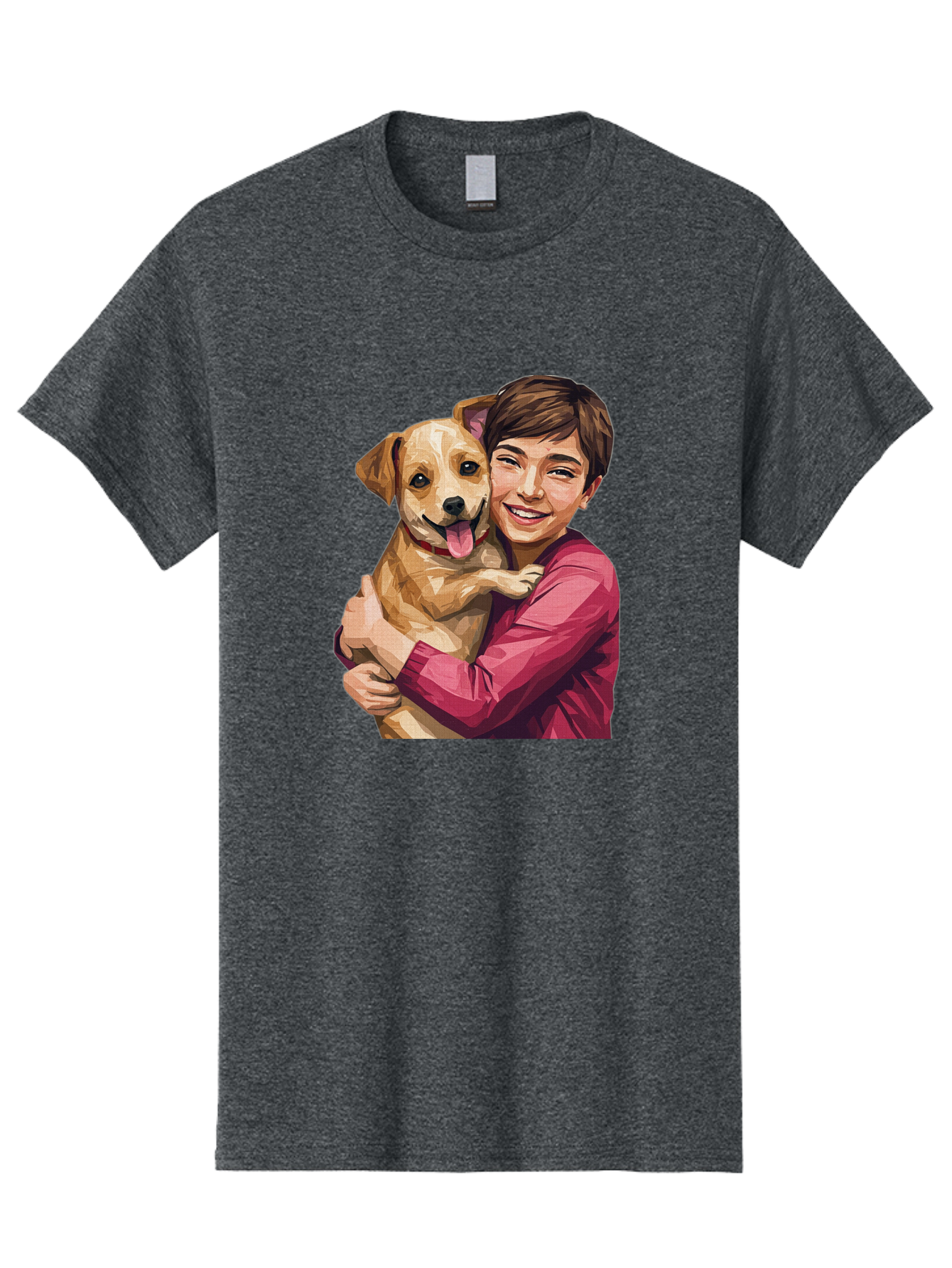 Boy-With-Dog Men'S Graphic Tee, 100% Cotton, Comfortable Casual Summer Wear, Machine Washable, Vintage Camera, Old Camera, Antique Camera, Black Camera, Classic Photography, Photography Equipment, Nostalgic Device, Film Camera, Camera Art Bah608