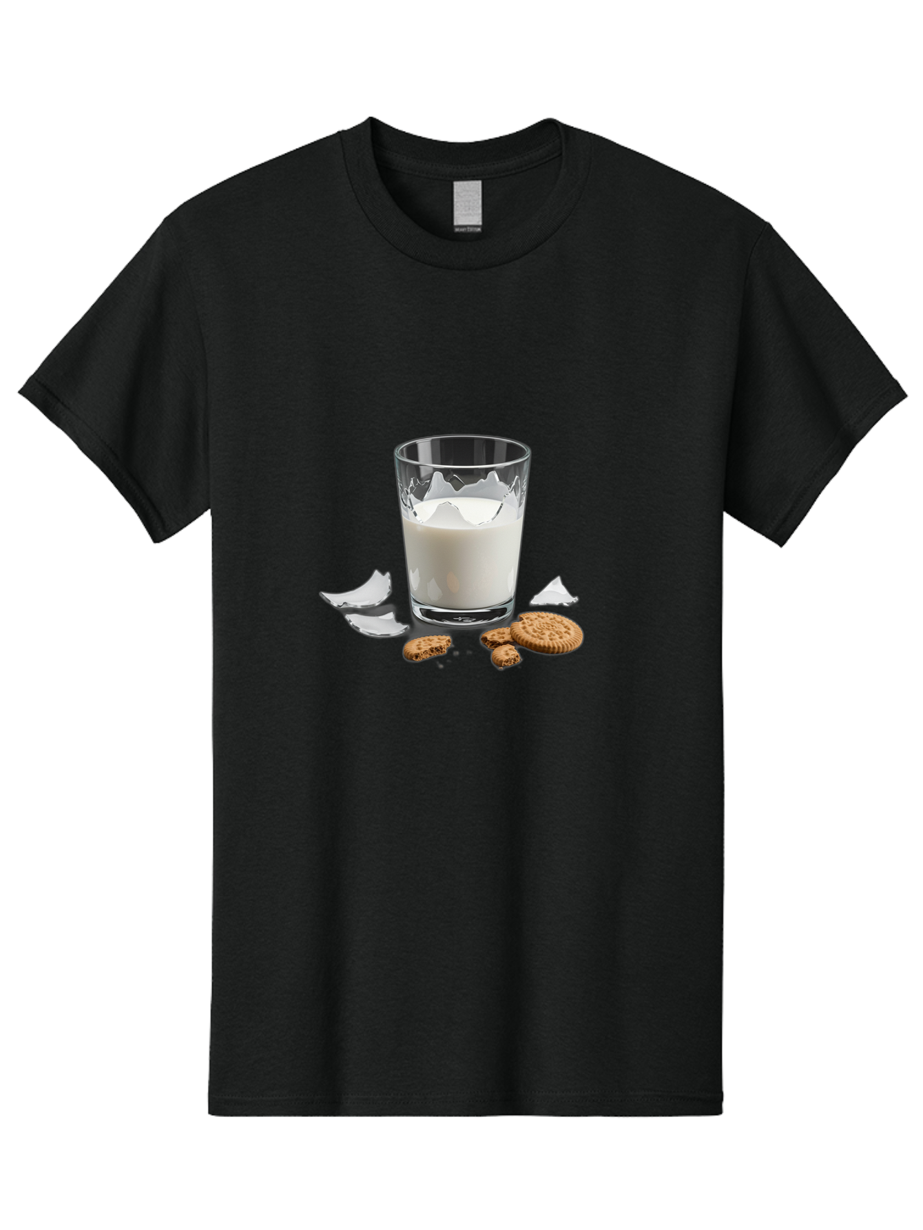 Broken-Glass-Of-Milk-Cookies Men'S Graphic Tee, 100% Cotton, Comfortable Casual Summer Wear, Machine Washable, Vintage Camera, Old Camera, Antique Camera, Black Camera, Classic Photography, Photography Equipment, Nostalgic Device, Film Camera, Bah609