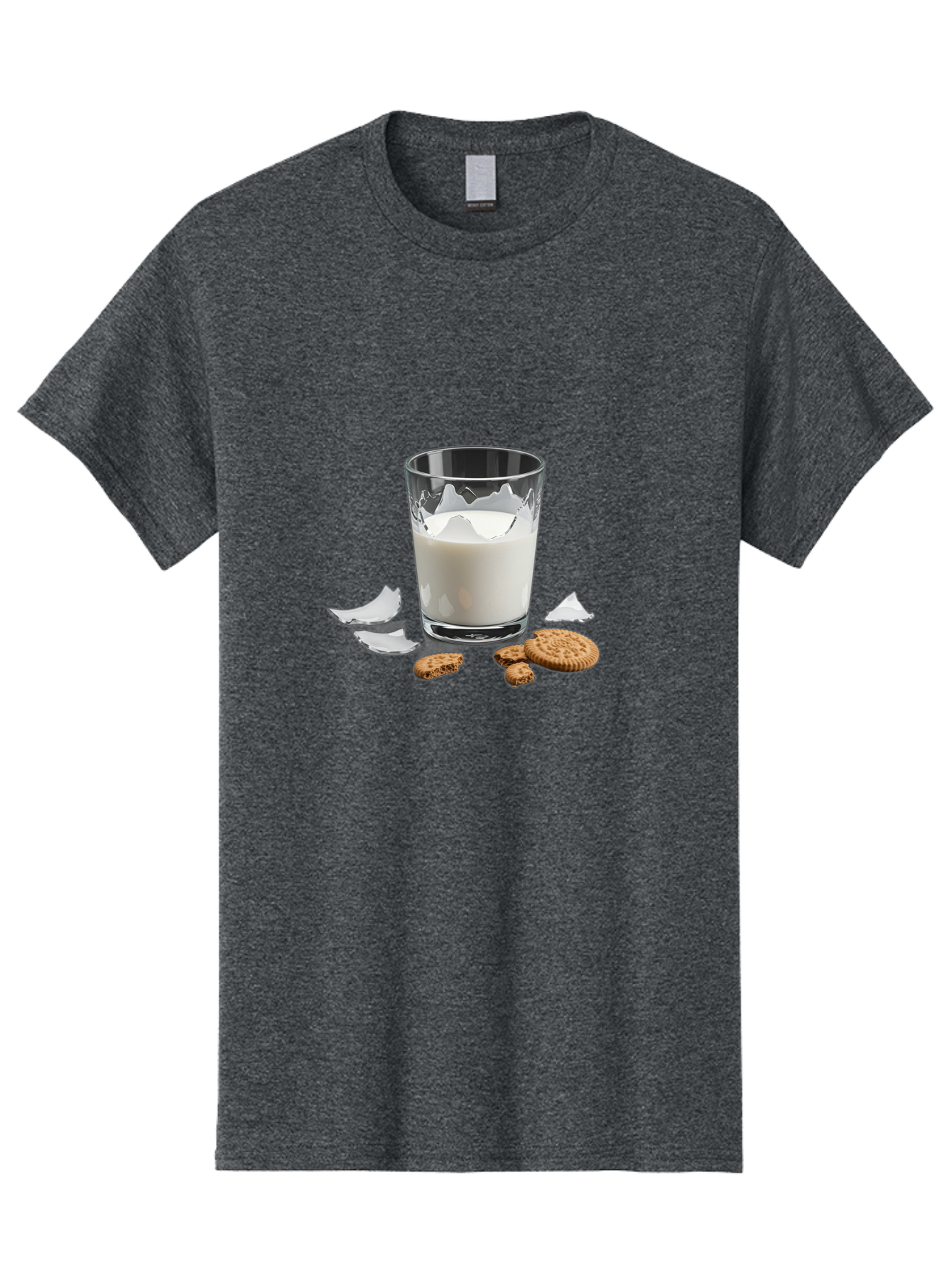 Broken-Glass-Of-Milk-Cookies Men'S Graphic Tee, 100% Cotton, Comfortable Casual Summer Wear, Machine Washable, Vintage Camera, Old Camera, Antique Camera, Black Camera, Classic Photography, Photography Equipment, Nostalgic Device, Film Camera, Bah609