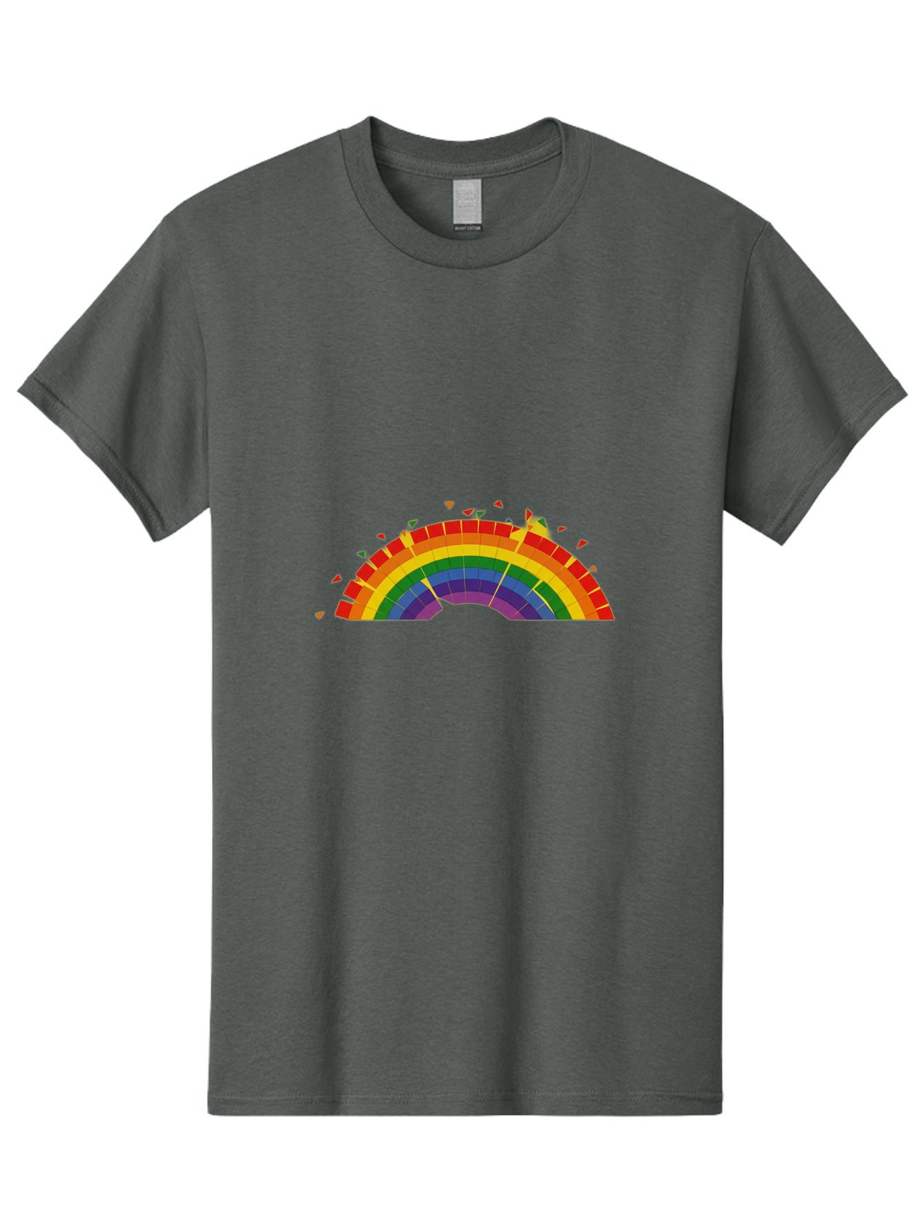 Broken-Rainbow Men'S Graphic Tee, 100% Cotton, Comfortable Casual Summer Wear, Machine Washable, Vintage Camera, Old Camera, Antique Camera, Black Camera, Classic Photography, Photography Equipment, Nostalgic Device, Film Camera, Camera Art Bah610