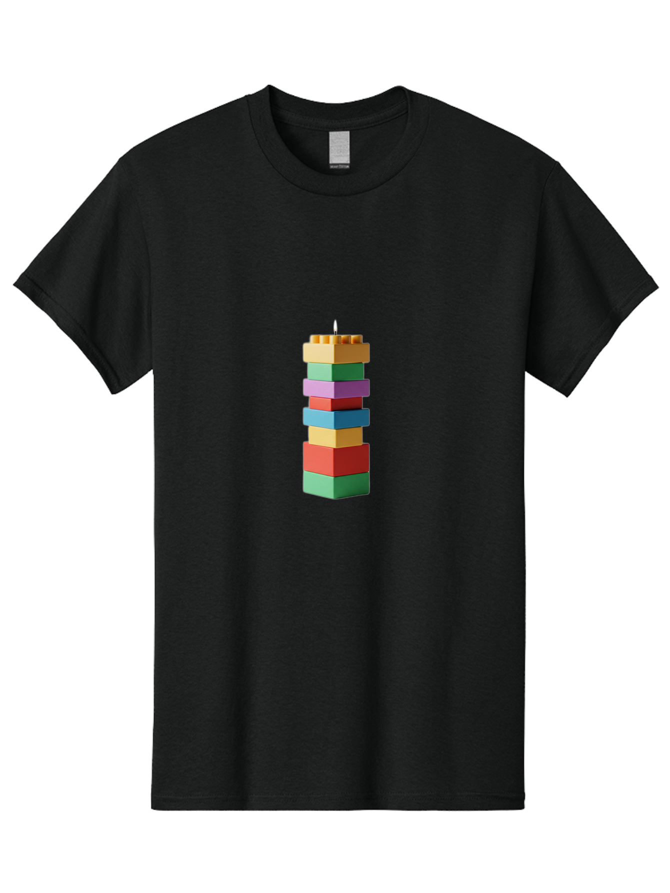 Building-Blocks-Candle Men'S Graphic Tee, 100% Cotton, Comfortable Casual Summer Wear, Machine Washable, Vintage Camera, Old Camera, Antique Camera, Black Camera, Classic Photography, Photography Equipment, Nostalgic Device, Film Camera, Bah616