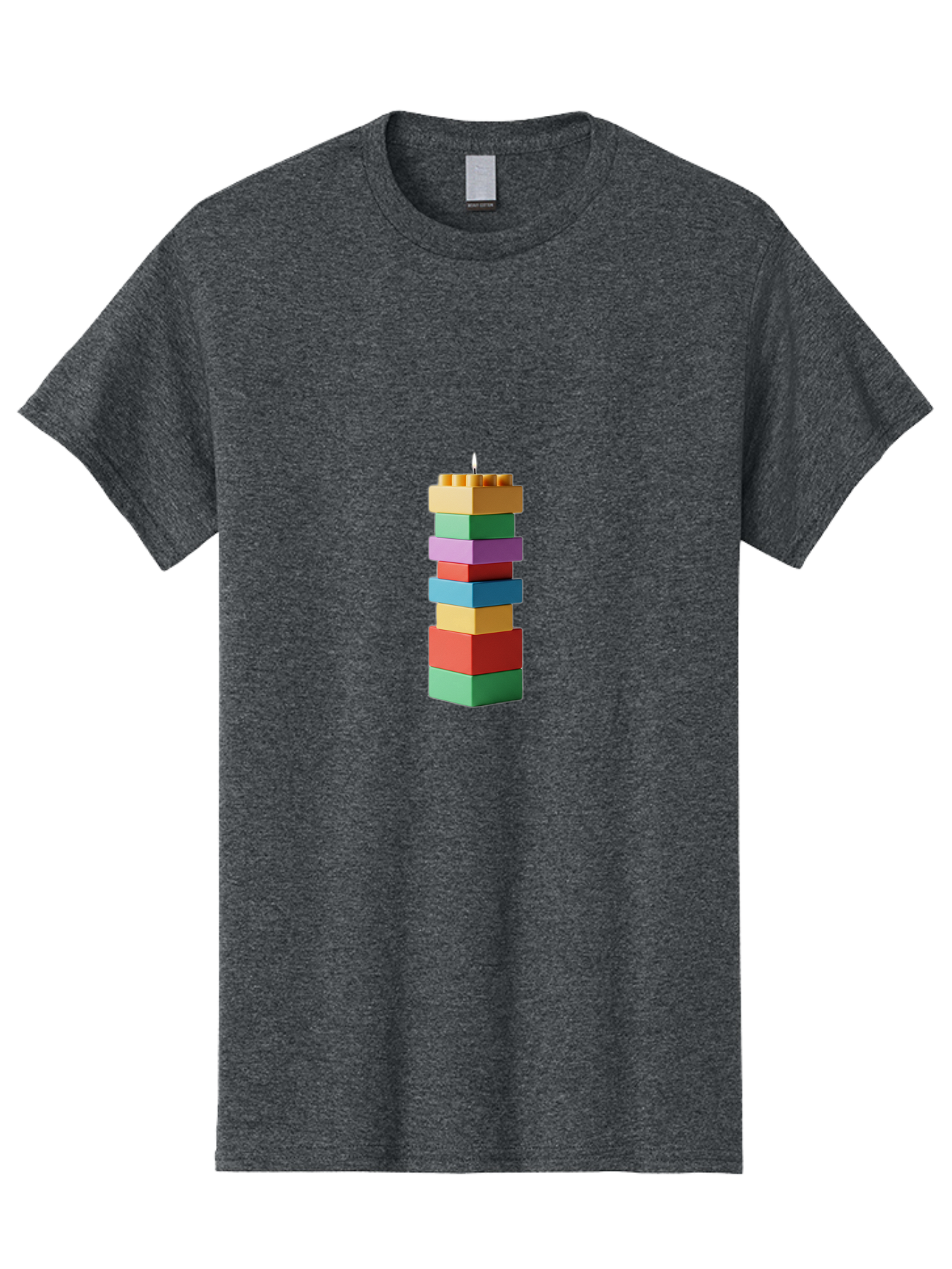 Building-Blocks-Candle Men'S Graphic Tee, 100% Cotton, Comfortable Casual Summer Wear, Machine Washable, Vintage Camera, Old Camera, Antique Camera, Black Camera, Classic Photography, Photography Equipment, Nostalgic Device, Film Camera, Bah616