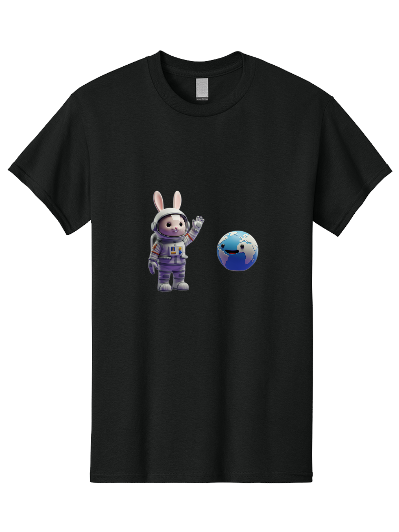 Bunny-Astronaut-2 Men'S Graphic Tee, 100% Cotton, Comfortable Casual Summer Wear, Machine Washable, Vintage Camera, Old Camera, Antique Camera, Black Camera, Classic Photography, Photography Equipment, Nostalgic Device, Film Camera, Camera Art Bah619