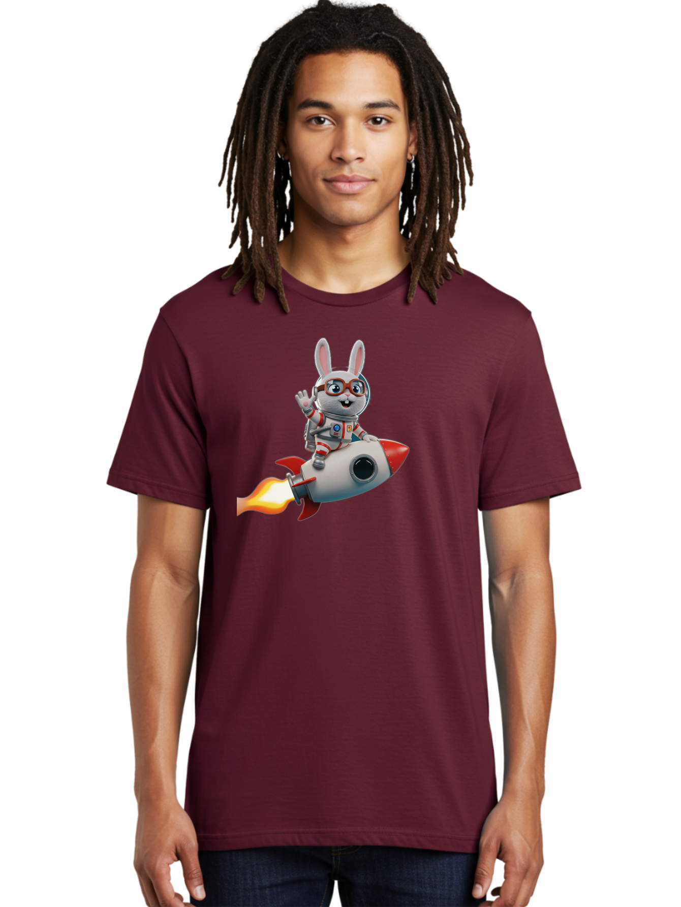 Bunny-Astronaut-7 Men'S Graphic Tee, 100% Cotton, Comfortable Casual Summer Wear, Machine Washable, Vintage Camera, Old Camera, Antique Camera, Black Camera, Classic Photography, Photography Equipment, Nostalgic Device, Film Camera, Camera Art Bah624