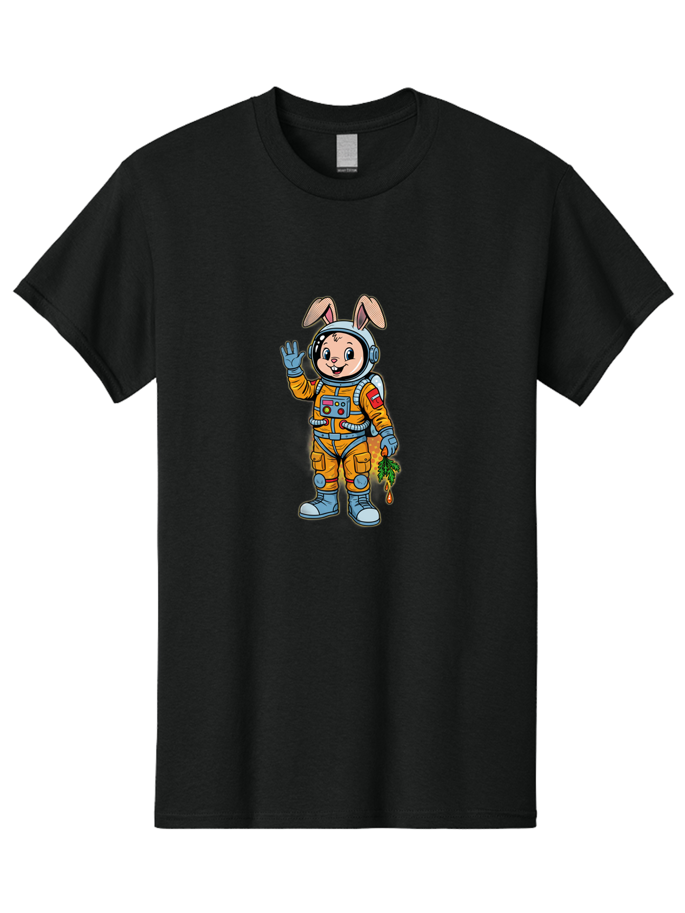Bunny-In-Space-Suit Men'S Graphic Tee, 100% Cotton, Comfortable Casual Summer Wear, Machine Washable, Vintage Camera, Old Camera, Antique Camera, Black Camera, Classic Photography, Photography Equipment, Nostalgic Device, Film Camera, Bah629