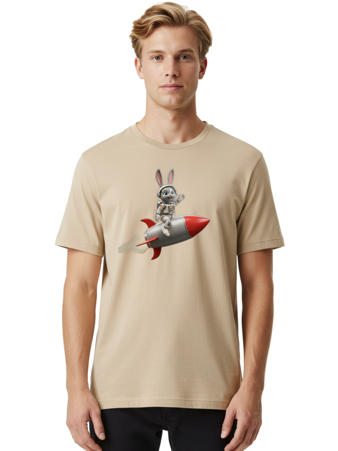 Bunny-In-Space Men'S Graphic Tee, 100% Cotton, Comfortable Casual Summer Wear, Machine Washable, Vintage Camera, Old Camera, Antique Camera, Black Camera, Classic Photography, Photography Equipment, Nostalgic Device, Film Camera, Camera Art Bah630