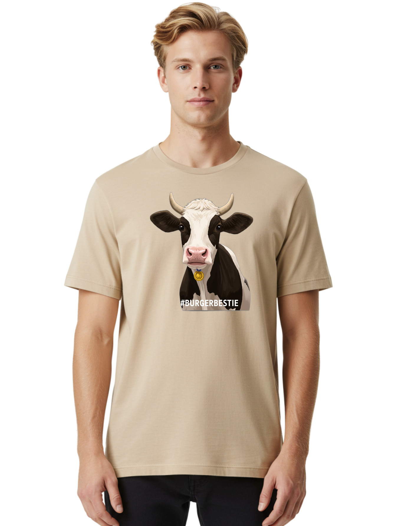 Burgerbestie-Cow-1 Men'S Graphic Tee, 100% Cotton, Comfortable Casual Summer Wear, Machine Washable, Vintage Camera, Old Camera, Antique Camera, Black Camera, Classic Photography, Photography Equipment, Nostalgic Device, Film Camera, Bah635