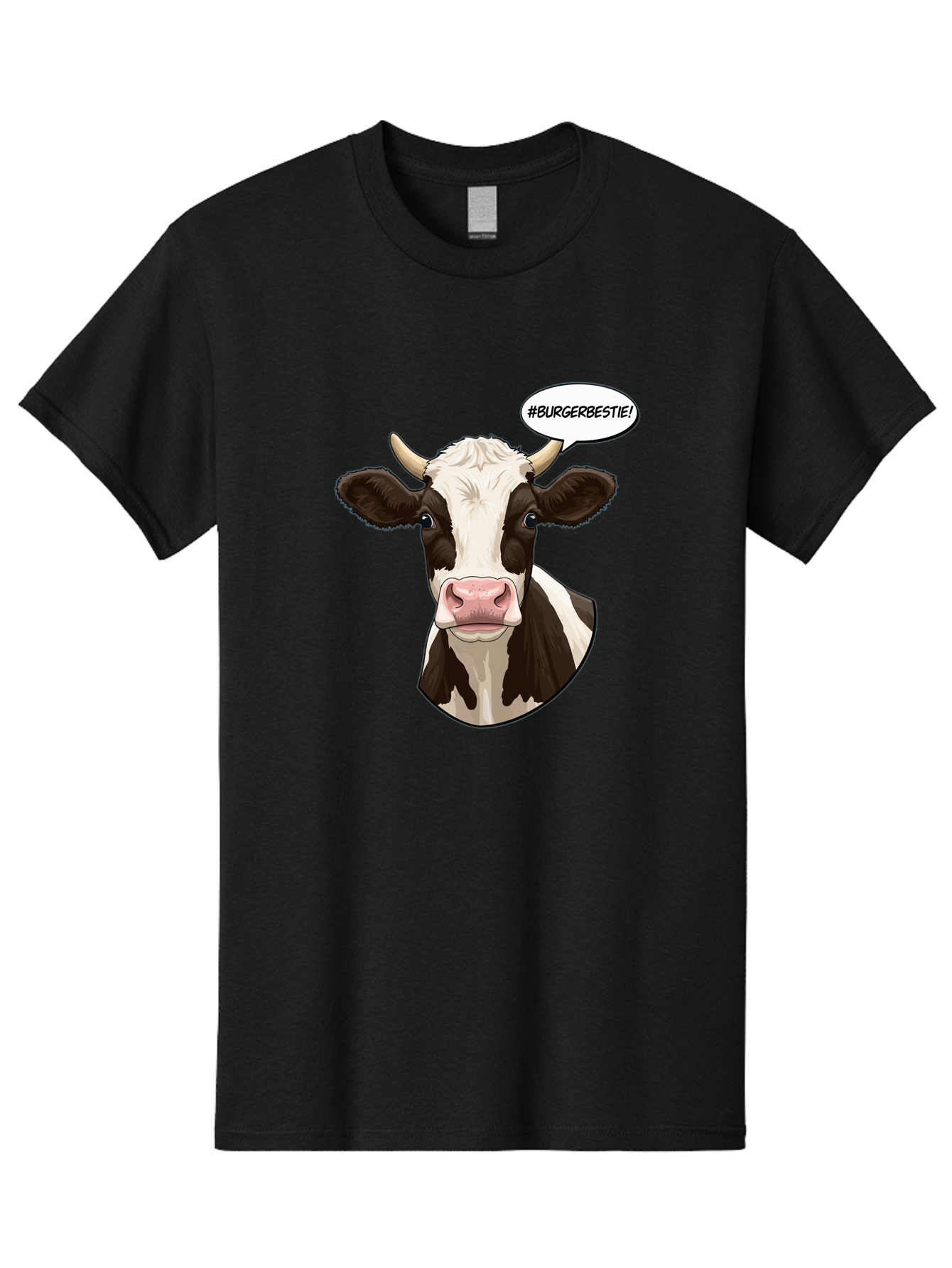 Burgerbestie-Cow-2 Men'S Graphic Tee, 100% Cotton, Comfortable Casual Summer Wear, Machine Washable, Vintage Camera, Old Camera, Antique Camera, Black Camera, Classic Photography, Photography Equipment, Nostalgic Device, Film Camera, Bah636