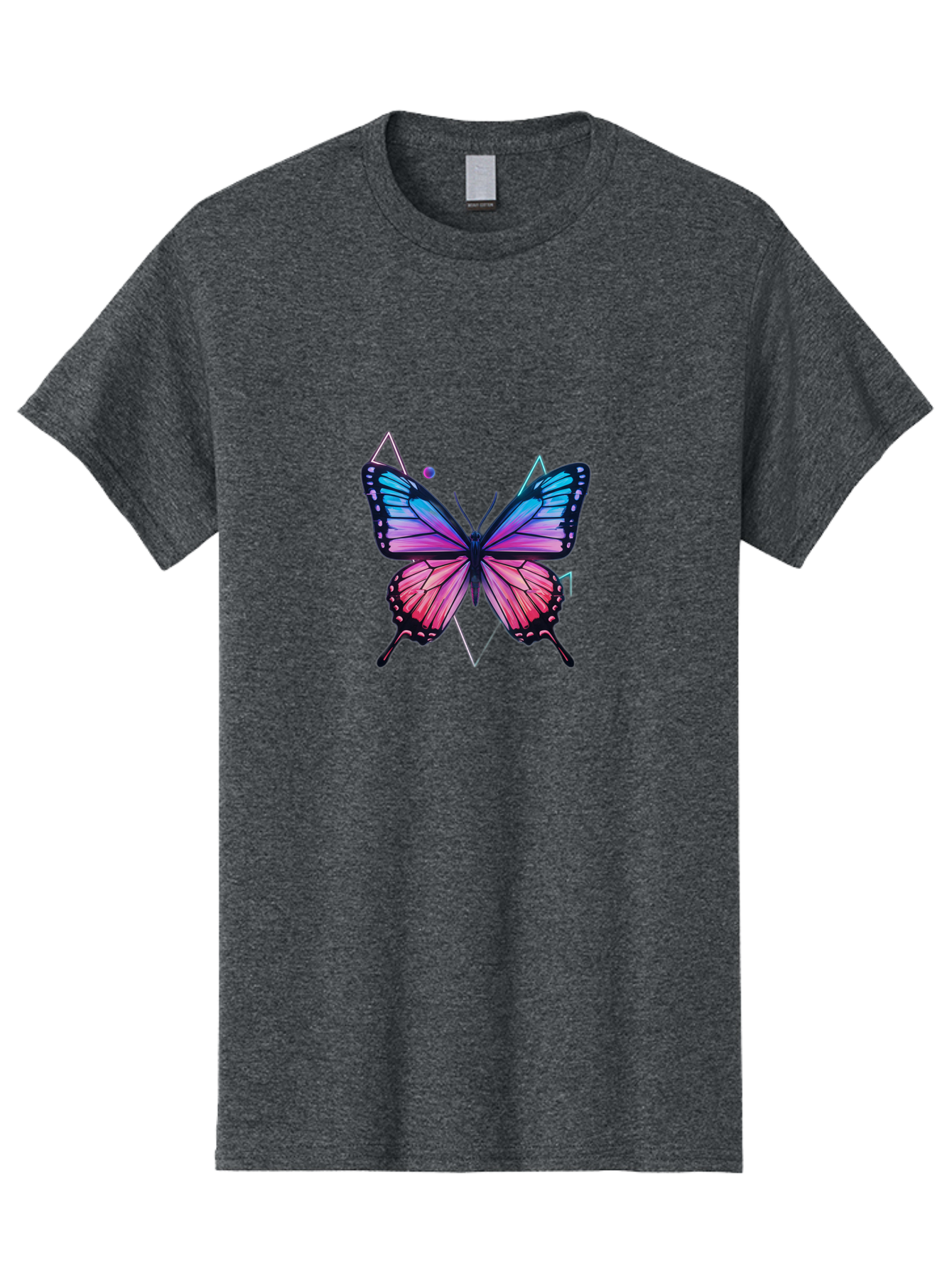 Butterfly-1 Men'S Graphic Tee, 100% Cotton, Comfortable Casual Summer Wear, Machine Washable, Vintage Camera, Old Camera, Antique Camera, Black Camera, Classic Photography, Photography Equipment, Nostalgic Device, Film Camera, Camera Art Bah641