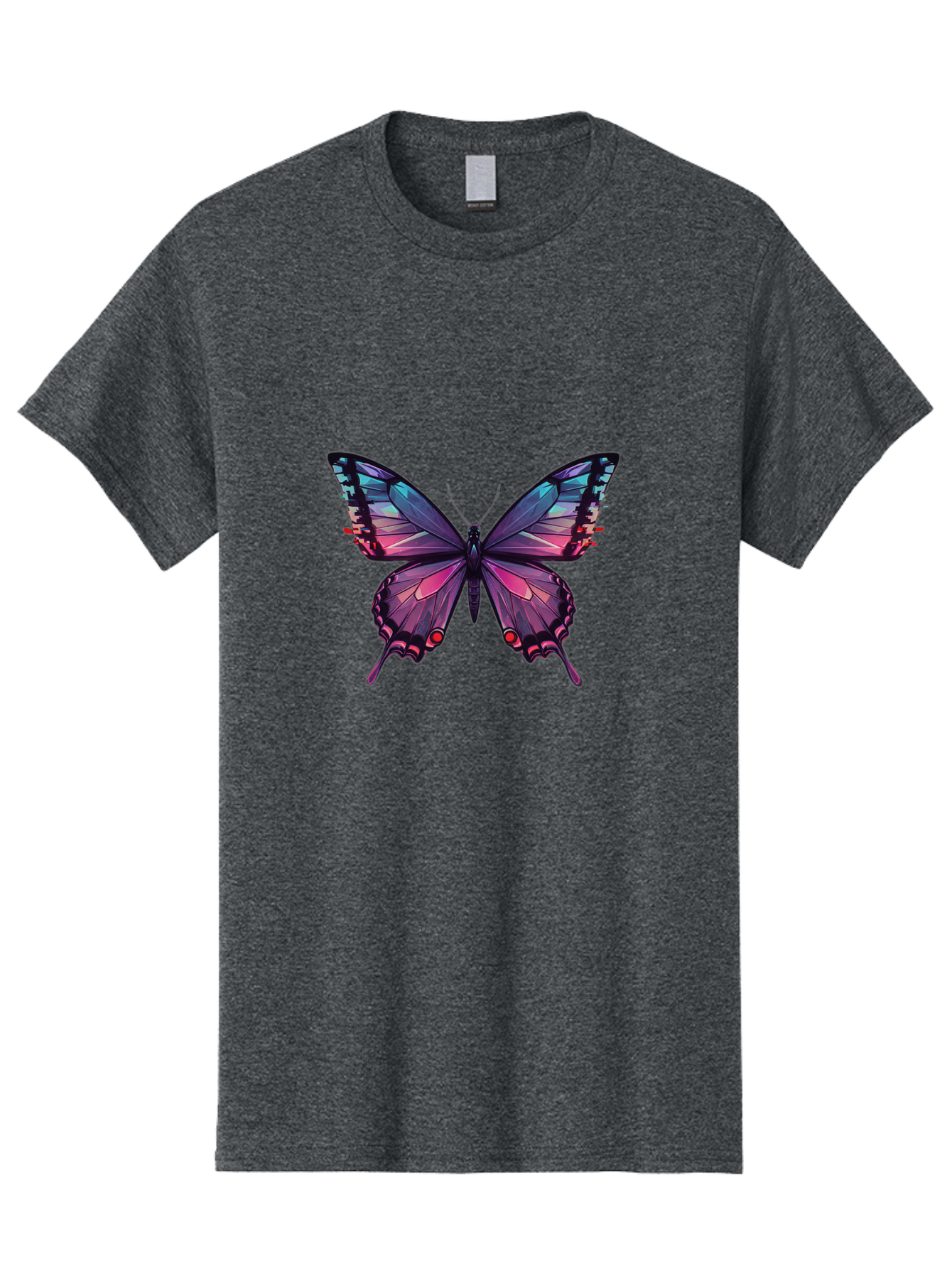 Butterfly-10 Men'S Graphic Tee, 100% Cotton, Comfortable Casual Summer Wear, Machine Washable, Vintage Camera, Old Camera, Antique Camera, Black Camera, Classic Photography, Photography Equipment, Nostalgic Device, Film Camera, Camera Art Bah642