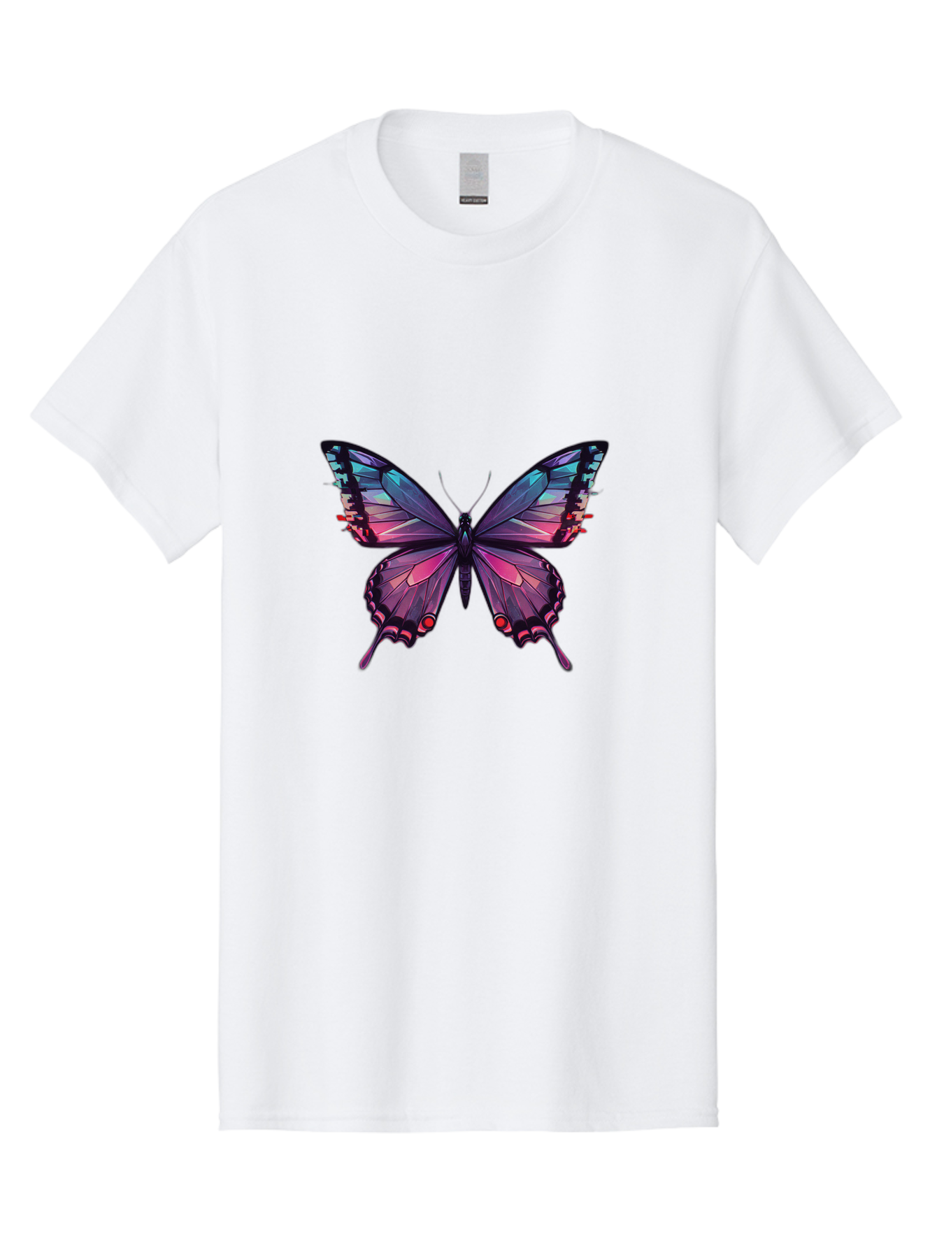 Butterfly-10 Men'S Graphic Tee, 100% Cotton, Comfortable Casual Summer Wear, Machine Washable, Vintage Camera, Old Camera, Antique Camera, Black Camera, Classic Photography, Photography Equipment, Nostalgic Device, Film Camera, Camera Art Bah642