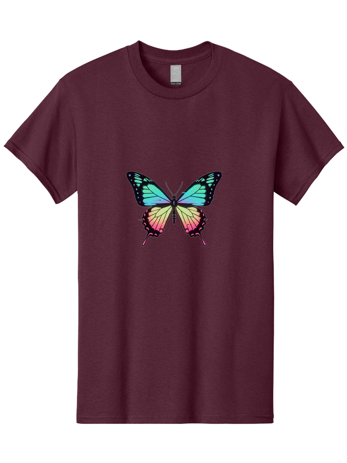 Butterfly-11 Men'S Graphic Tee, 100% Cotton, Comfortable Casual Summer Wear, Machine Washable, Vintage Camera, Old Camera, Antique Camera, Black Camera, Classic Photography, Photography Equipment, Nostalgic Device, Film Camera, Camera Art Bah643