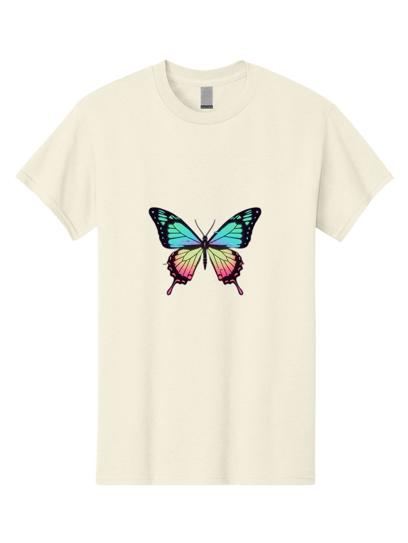 Butterfly-11 Men'S Graphic Tee, 100% Cotton, Comfortable Casual Summer Wear, Machine Washable, Vintage Camera, Old Camera, Antique Camera, Black Camera, Classic Photography, Photography Equipment, Nostalgic Device, Film Camera, Camera Art Bah643