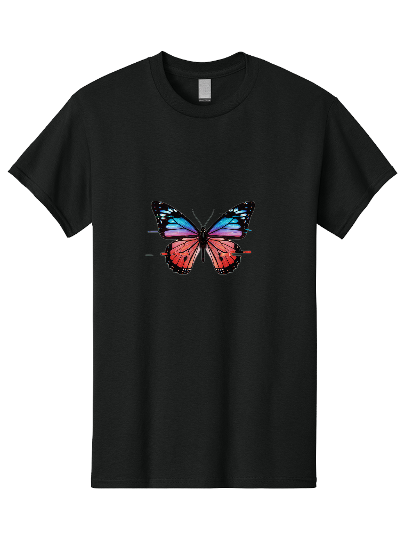 Butterfly-13 Men'S Graphic Tee, 100% Cotton, Comfortable Casual Summer Wear, Machine Washable, Vintage Camera, Old Camera, Antique Camera, Black Camera, Classic Photography, Photography Equipment, Nostalgic Device, Film Camera, Camera Art Bah645