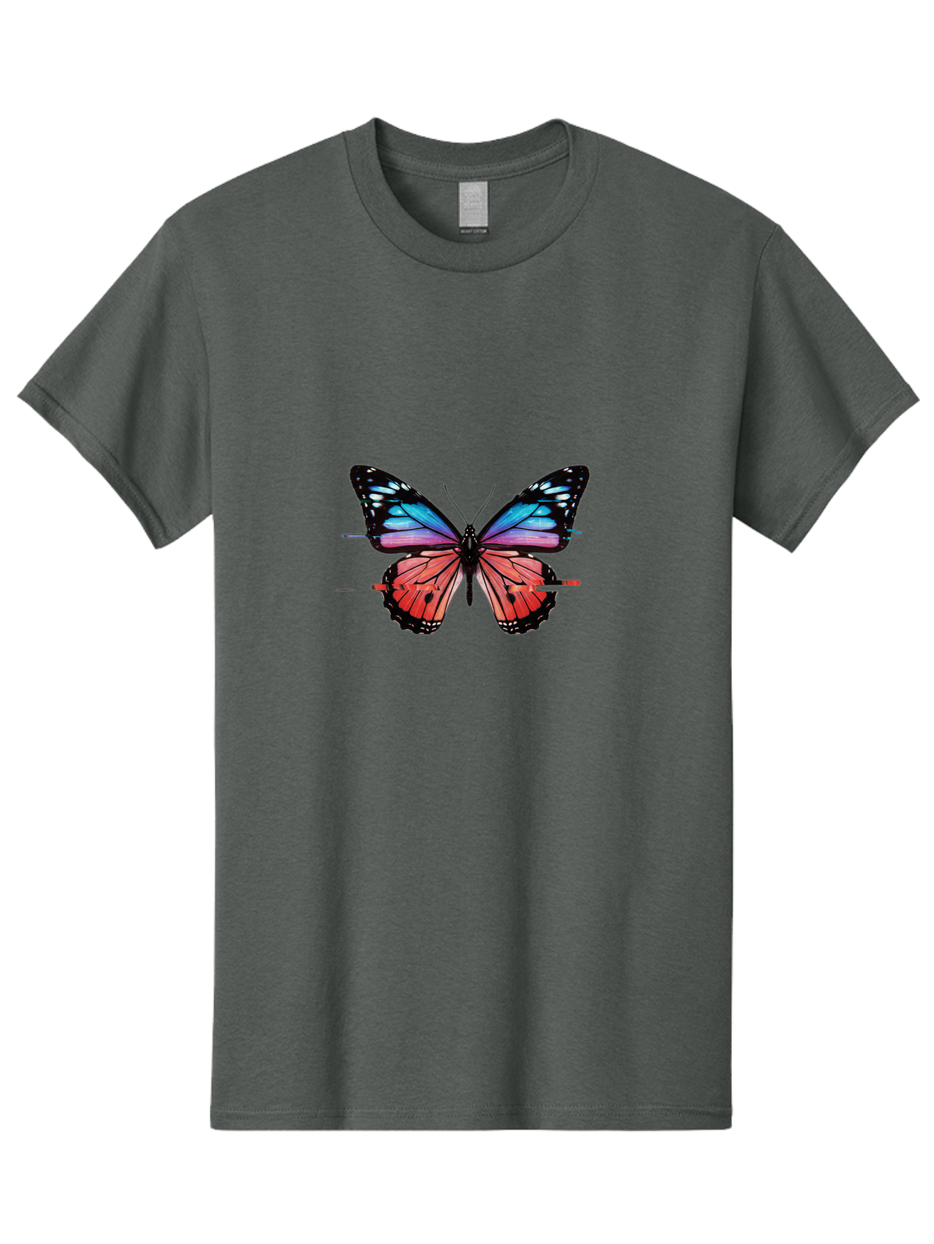 Butterfly-13 Men'S Graphic Tee, 100% Cotton, Comfortable Casual Summer Wear, Machine Washable, Vintage Camera, Old Camera, Antique Camera, Black Camera, Classic Photography, Photography Equipment, Nostalgic Device, Film Camera, Camera Art Bah645