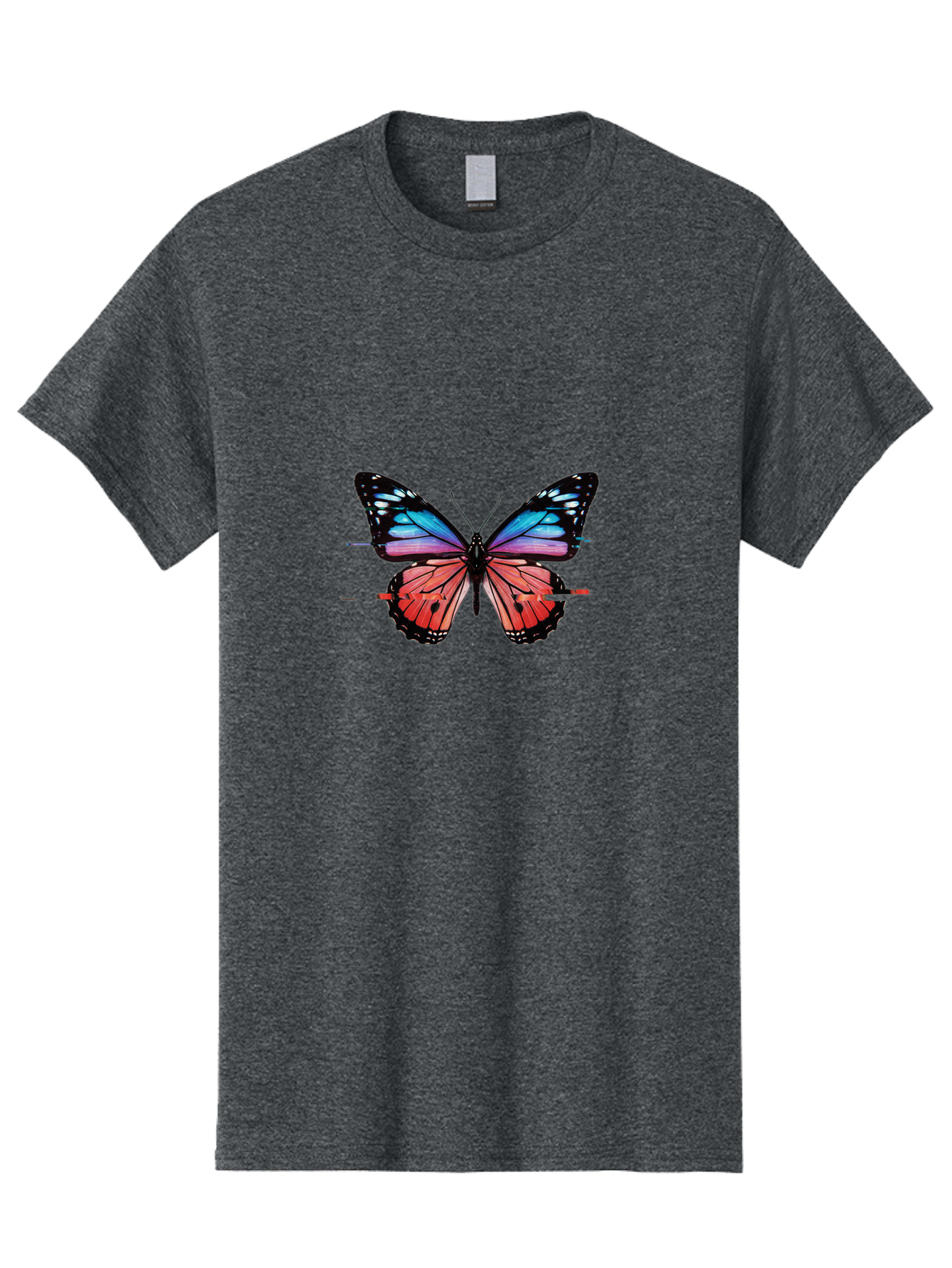 Butterfly-13 Men'S Graphic Tee, 100% Cotton, Comfortable Casual Summer Wear, Machine Washable, Vintage Camera, Old Camera, Antique Camera, Black Camera, Classic Photography, Photography Equipment, Nostalgic Device, Film Camera, Camera Art Bah645