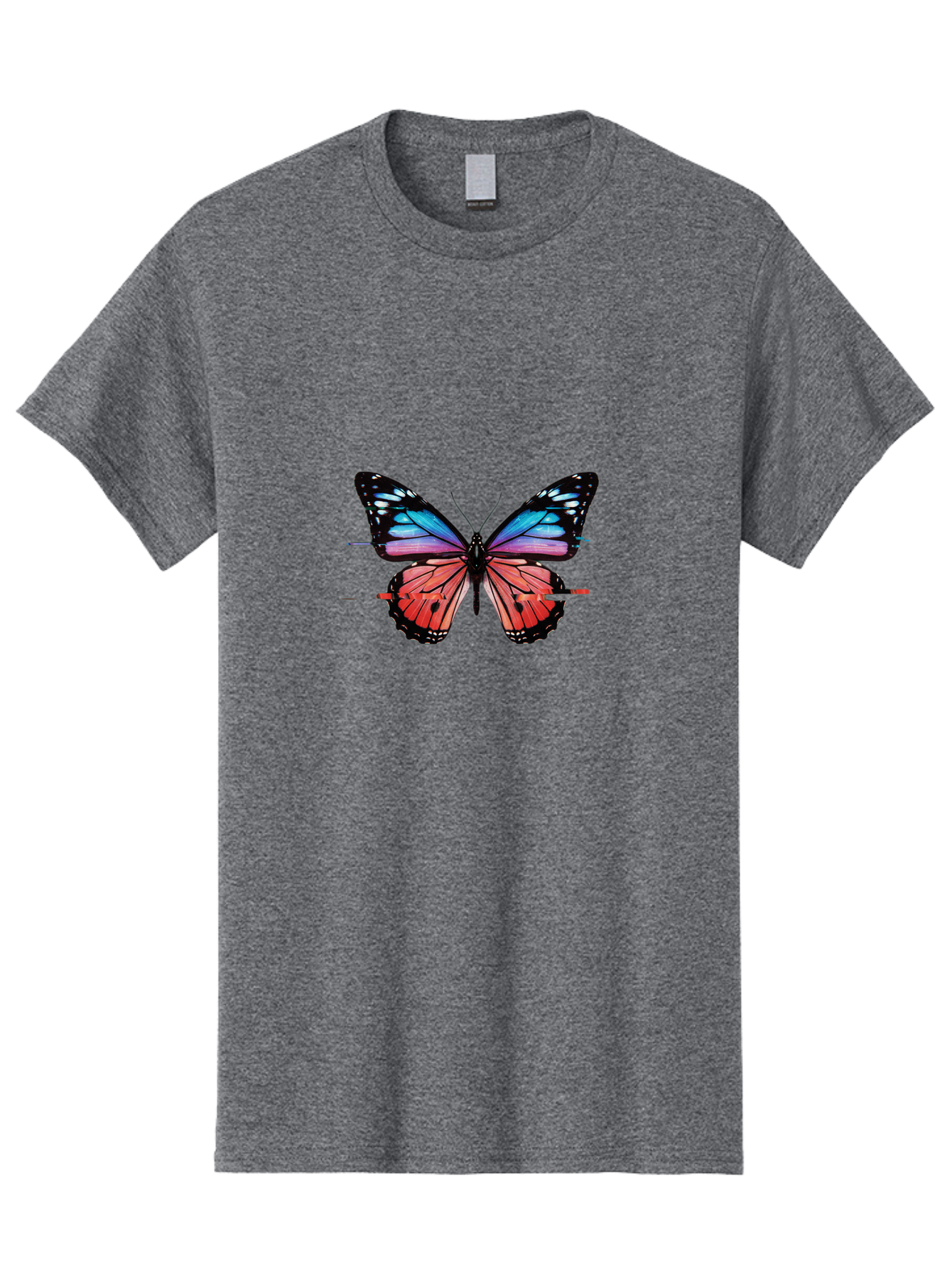 Butterfly-13 Men'S Graphic Tee, 100% Cotton, Comfortable Casual Summer Wear, Machine Washable, Vintage Camera, Old Camera, Antique Camera, Black Camera, Classic Photography, Photography Equipment, Nostalgic Device, Film Camera, Camera Art Bah645