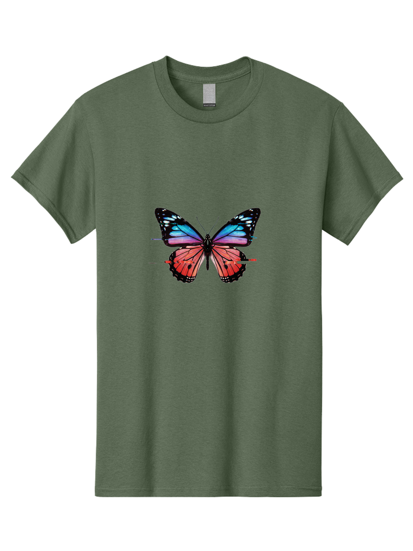 Butterfly-13 Men'S Graphic Tee, 100% Cotton, Comfortable Casual Summer Wear, Machine Washable, Vintage Camera, Old Camera, Antique Camera, Black Camera, Classic Photography, Photography Equipment, Nostalgic Device, Film Camera, Camera Art Bah645