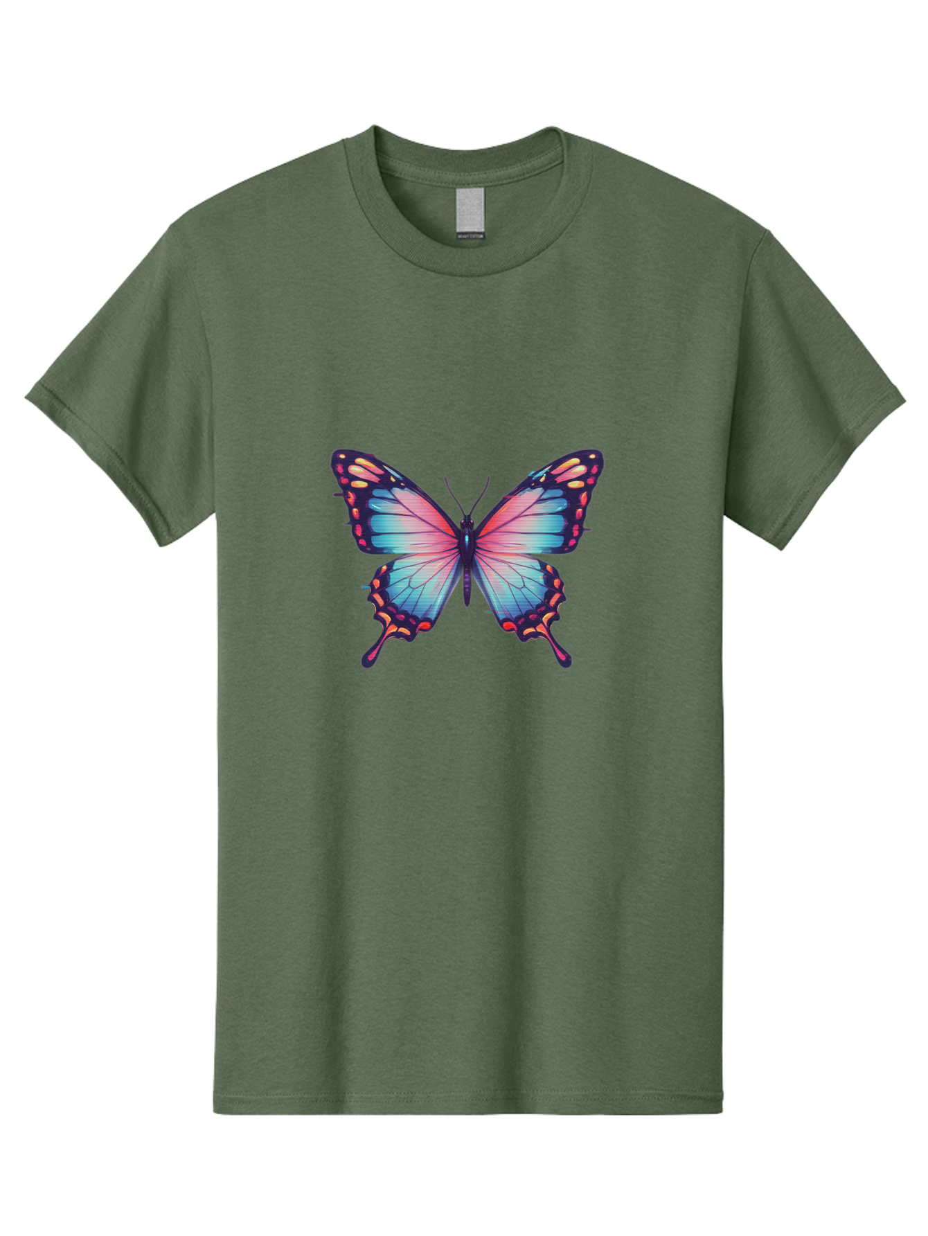 Butterfly-15 Men'S Graphic Tee, 100% Cotton, Comfortable Casual Summer Wear, Machine Washable, Vintage Camera, Old Camera, Antique Camera, Black Camera, Classic Photography, Photography Equipment, Nostalgic Device, Film Camera, Camera Art Bah647