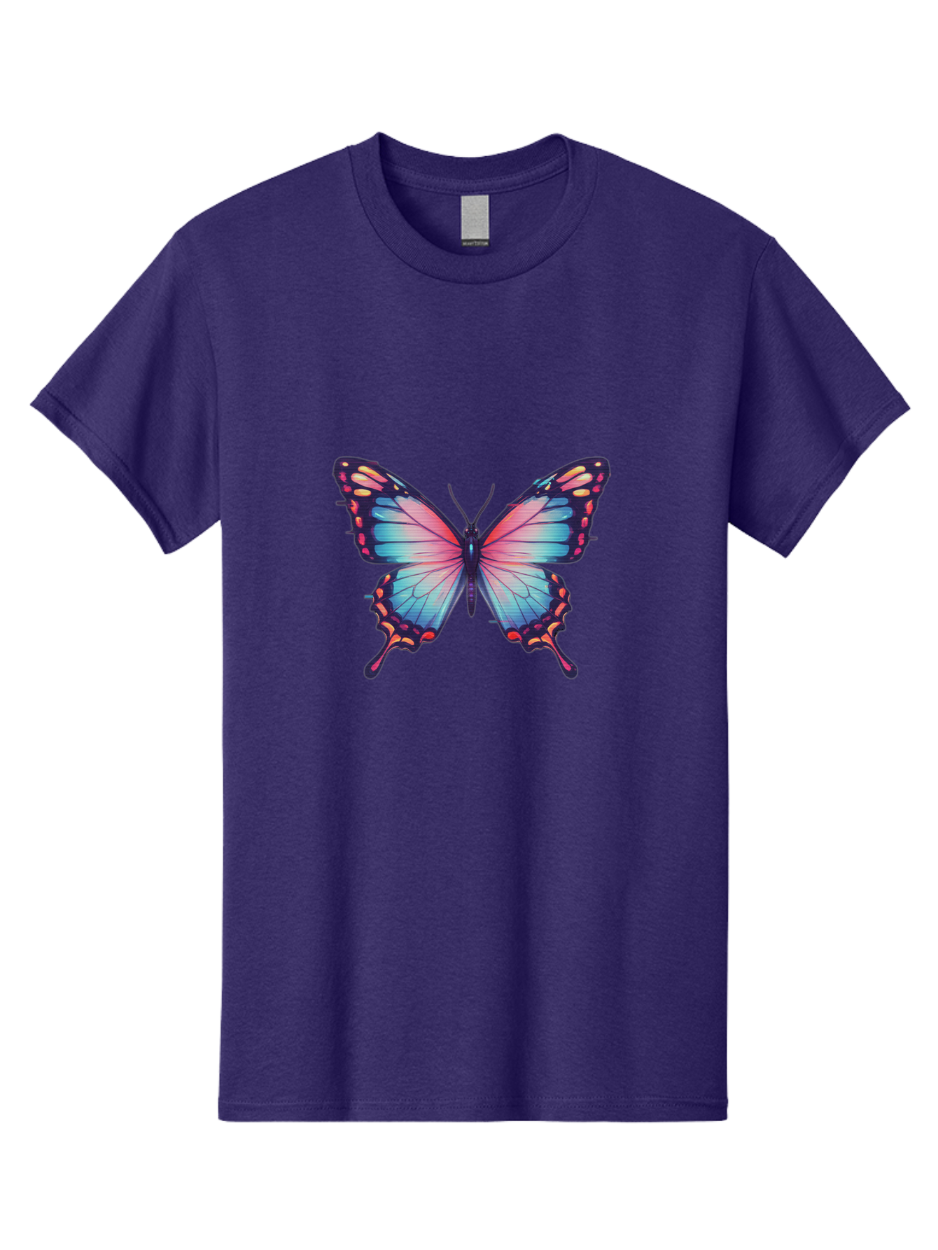 Butterfly-15 Men'S Graphic Tee, 100% Cotton, Comfortable Casual Summer Wear, Machine Washable, Vintage Camera, Old Camera, Antique Camera, Black Camera, Classic Photography, Photography Equipment, Nostalgic Device, Film Camera, Camera Art Bah647