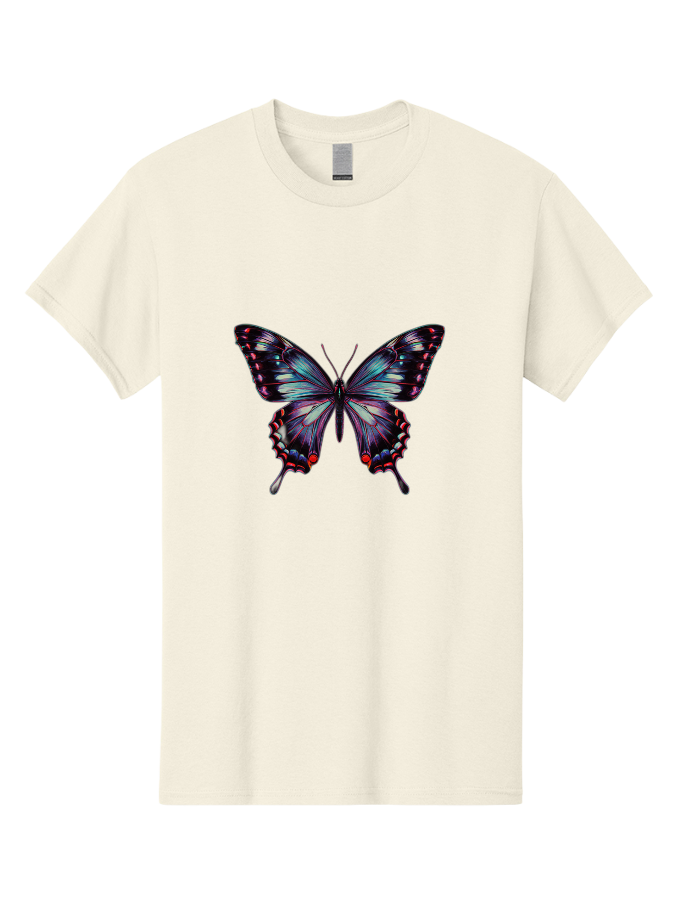 Butterfly-19 Men'S Graphic Tee, 100% Cotton, Comfortable Casual Summer Wear, Machine Washable, Vintage Camera, Old Camera, Antique Camera, Black Camera, Classic Photography, Photography Equipment, Nostalgic Device, Film Camera, Camera Art Bah651