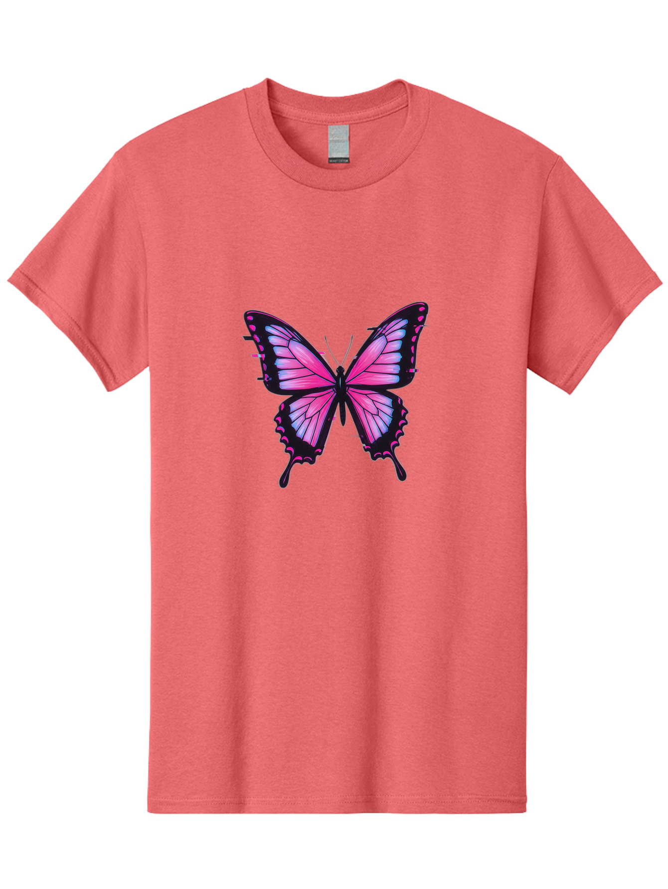 Butterfly-2 Men'S Graphic Tee, 100% Cotton, Comfortable Casual Summer Wear, Machine Washable, Vintage Camera, Old Camera, Antique Camera, Black Camera, Classic Photography, Photography Equipment, Nostalgic Device, Film Camera, Camera Art Bah652