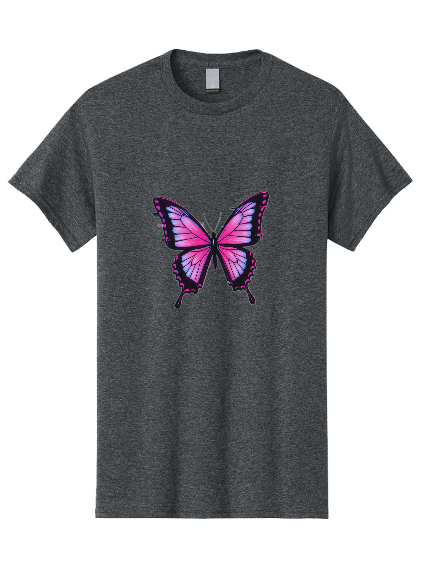 Butterfly-2 Men'S Graphic Tee, 100% Cotton, Comfortable Casual Summer Wear, Machine Washable, Vintage Camera, Old Camera, Antique Camera, Black Camera, Classic Photography, Photography Equipment, Nostalgic Device, Film Camera, Camera Art Bah652