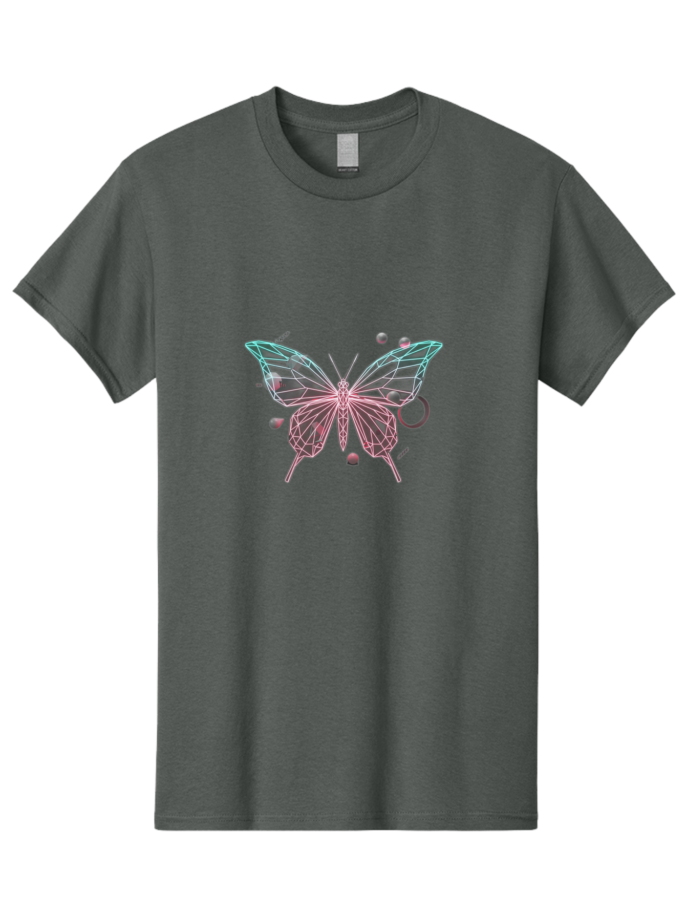 Butterfly-25 Men'S Graphic Tee, 100% Cotton, Comfortable Casual Summer Wear, Machine Washable, Vintage Camera, Old Camera, Antique Camera, Black Camera, Classic Photography, Photography Equipment, Nostalgic Device, Film Camera, Camera Art Bah658