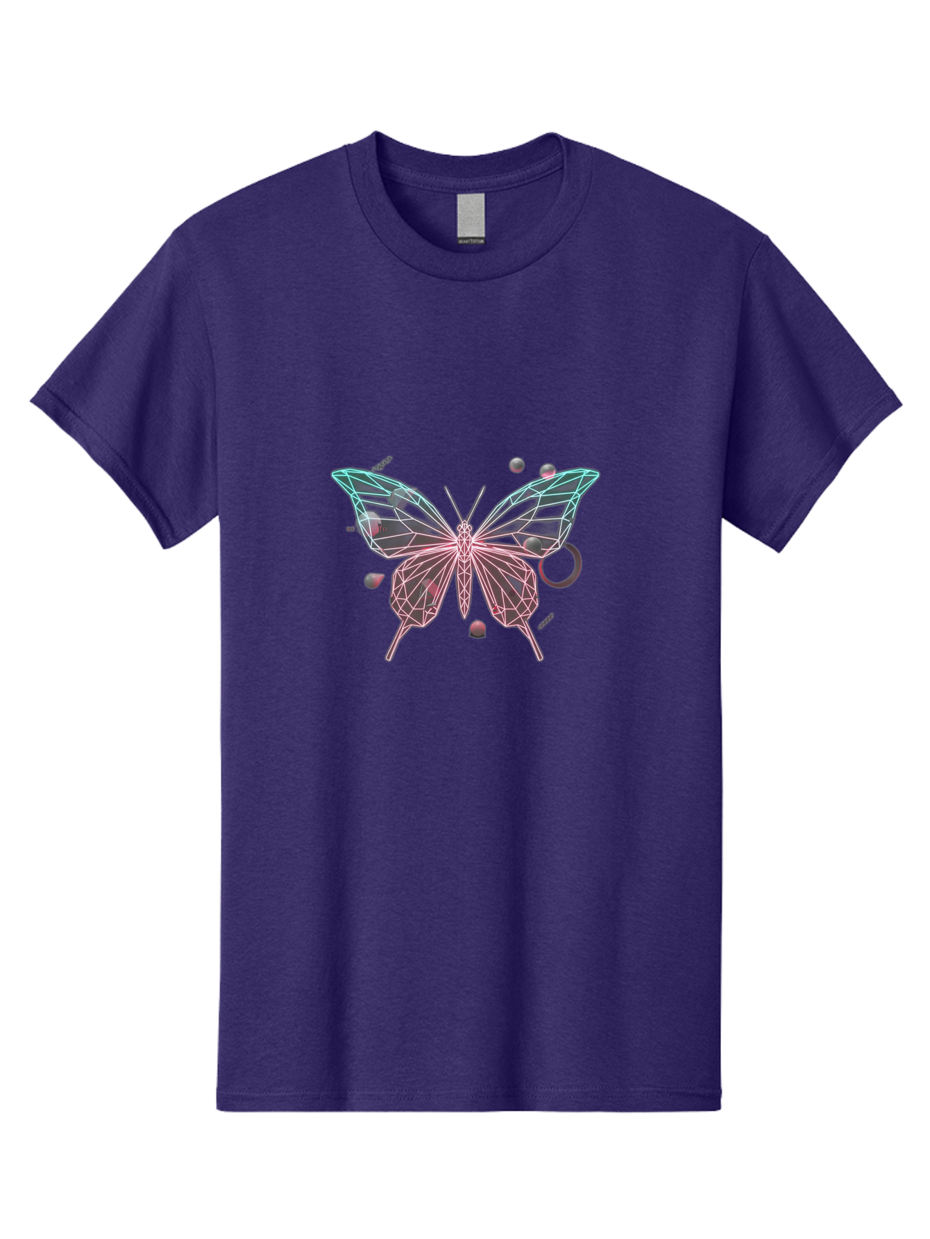 Butterfly-25 Men'S Graphic Tee, 100% Cotton, Comfortable Casual Summer Wear, Machine Washable, Vintage Camera, Old Camera, Antique Camera, Black Camera, Classic Photography, Photography Equipment, Nostalgic Device, Film Camera, Camera Art Bah658