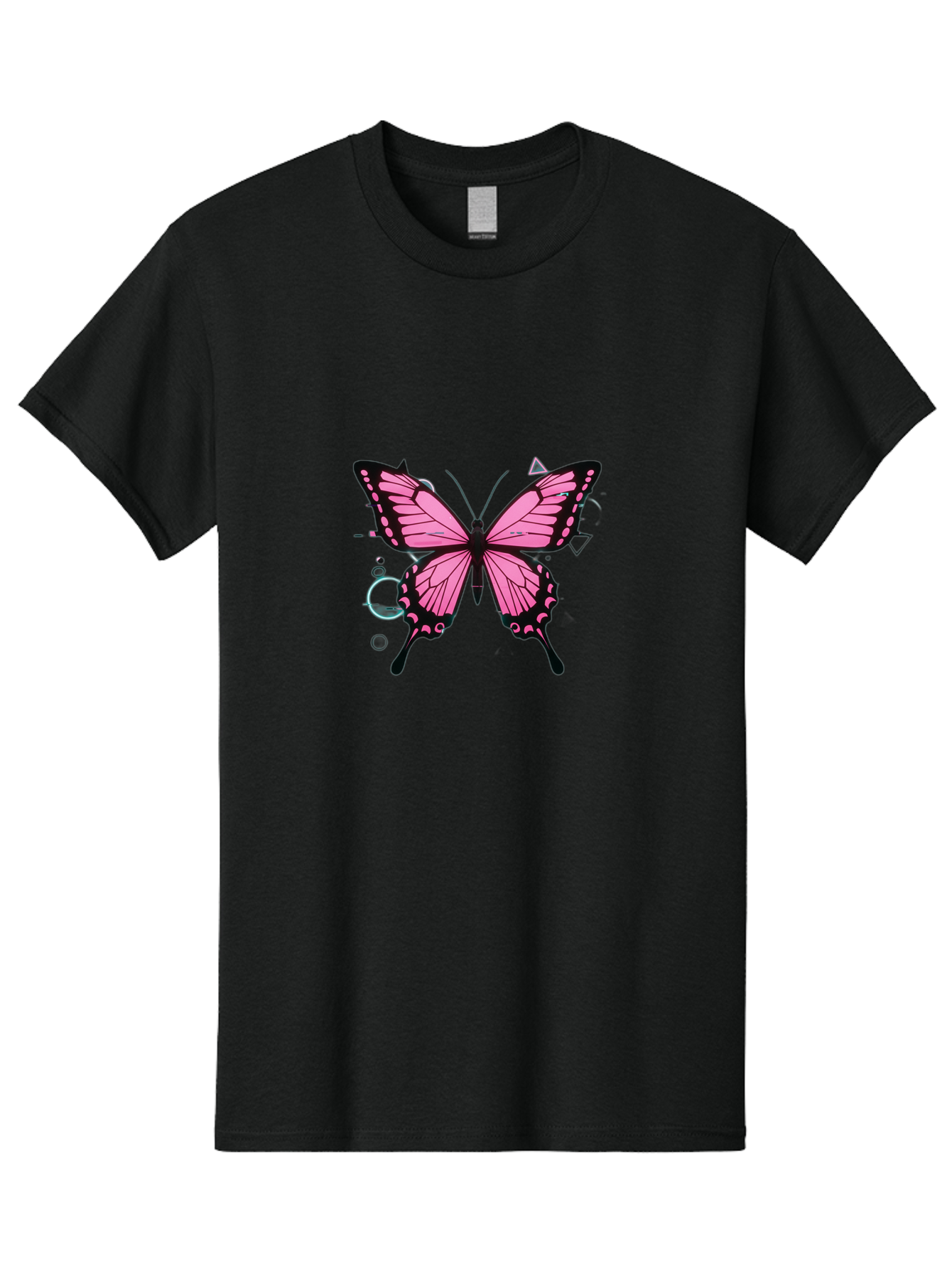 Butterfly-26 Men'S Graphic Tee, 100% Cotton, Comfortable Casual Summer Wear, Machine Washable, Vintage Camera, Old Camera, Antique Camera, Black Camera, Classic Photography, Photography Equipment, Nostalgic Device, Film Camera, Camera Art Bah659