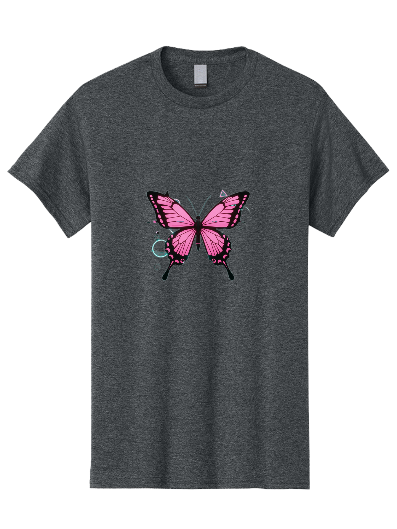 Butterfly-26 Men'S Graphic Tee, 100% Cotton, Comfortable Casual Summer Wear, Machine Washable, Vintage Camera, Old Camera, Antique Camera, Black Camera, Classic Photography, Photography Equipment, Nostalgic Device, Film Camera, Camera Art Bah659