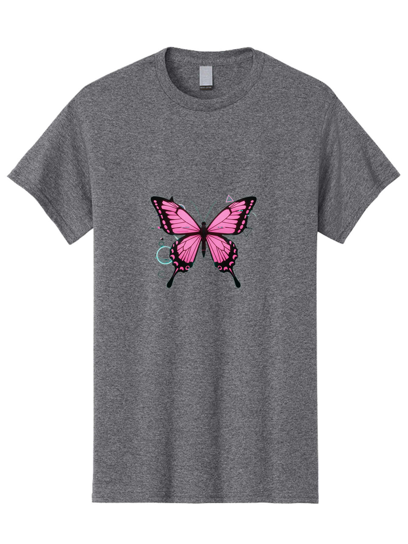 Butterfly-26 Men'S Graphic Tee, 100% Cotton, Comfortable Casual Summer Wear, Machine Washable, Vintage Camera, Old Camera, Antique Camera, Black Camera, Classic Photography, Photography Equipment, Nostalgic Device, Film Camera, Camera Art Bah659