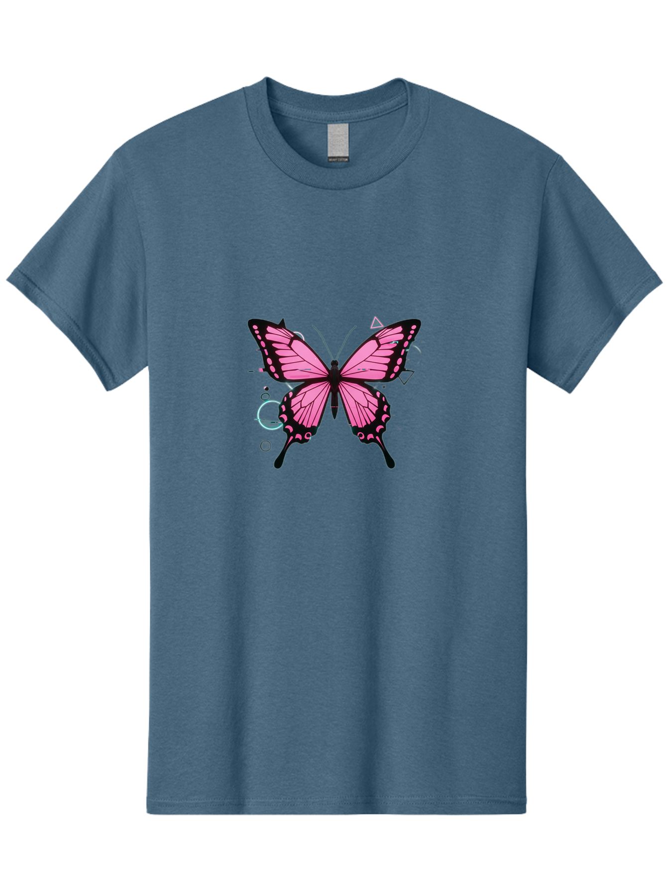 Butterfly-26 Men'S Graphic Tee, 100% Cotton, Comfortable Casual Summer Wear, Machine Washable, Vintage Camera, Old Camera, Antique Camera, Black Camera, Classic Photography, Photography Equipment, Nostalgic Device, Film Camera, Camera Art Bah659