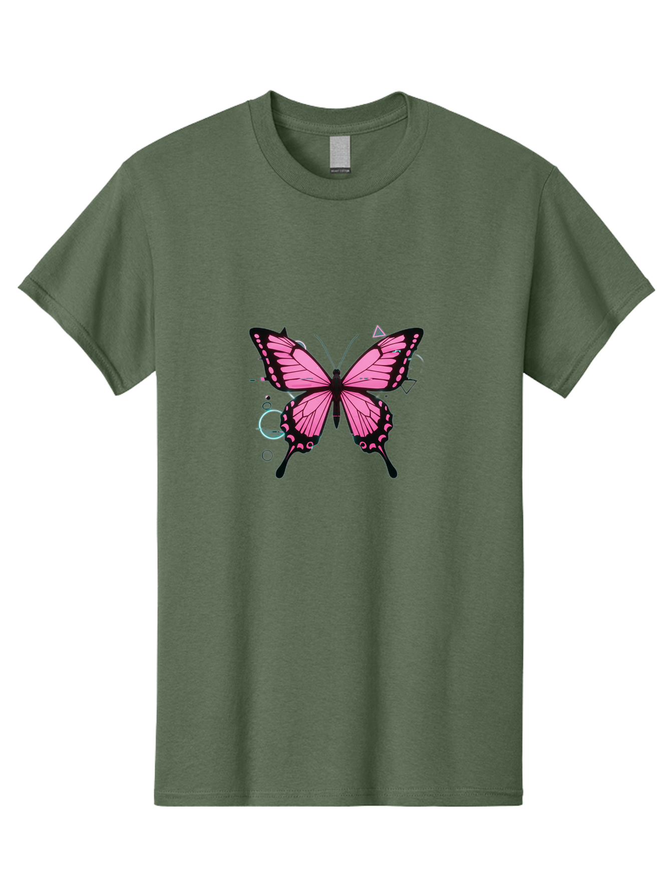 Butterfly-26 Men'S Graphic Tee, 100% Cotton, Comfortable Casual Summer Wear, Machine Washable, Vintage Camera, Old Camera, Antique Camera, Black Camera, Classic Photography, Photography Equipment, Nostalgic Device, Film Camera, Camera Art Bah659