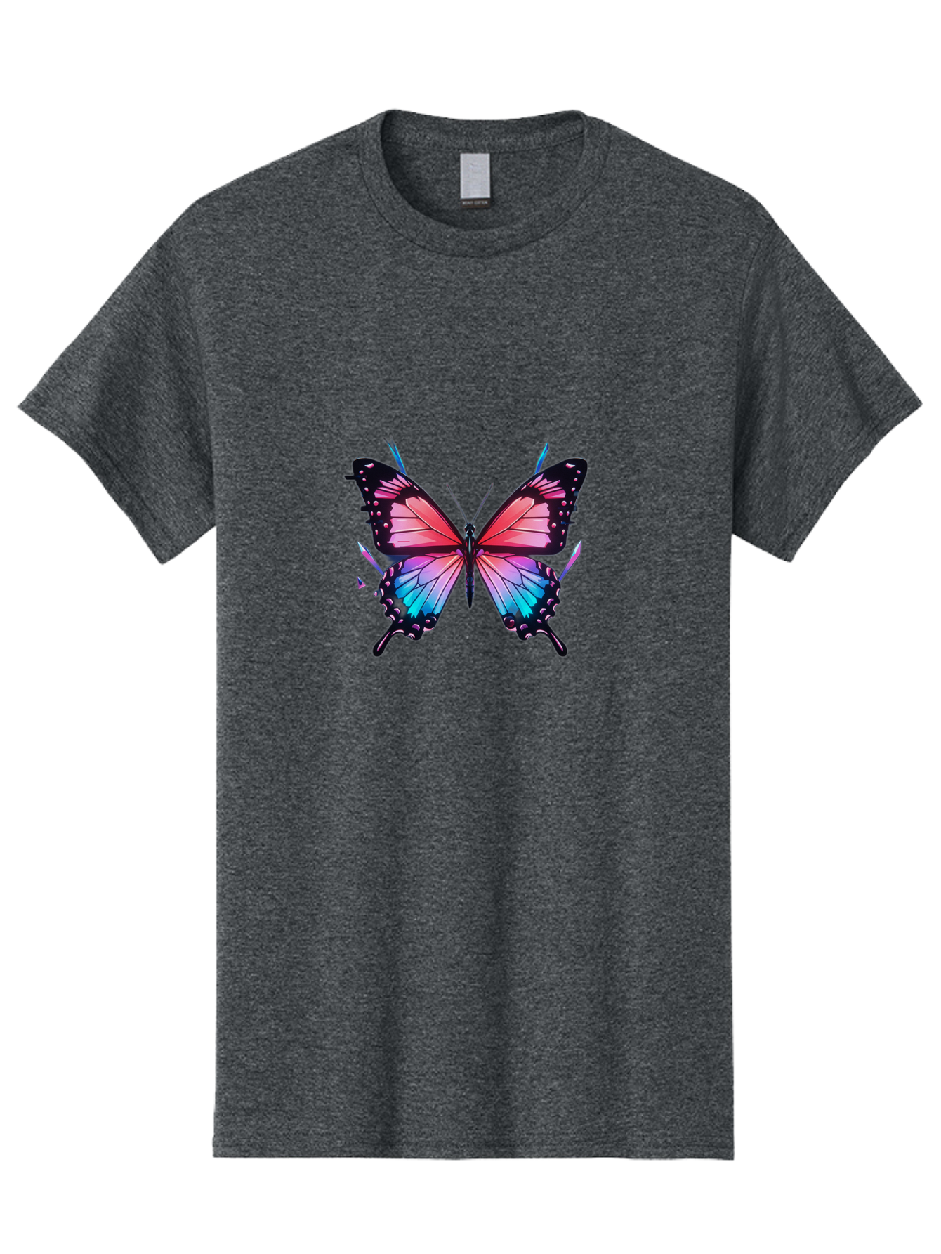 Butterfly-27 Men'S Graphic Tee, 100% Cotton, Comfortable Casual Summer Wear, Machine Washable, Vintage Camera, Old Camera, Antique Camera, Black Camera, Classic Photography, Photography Equipment, Nostalgic Device, Film Camera, Camera Art Bah660