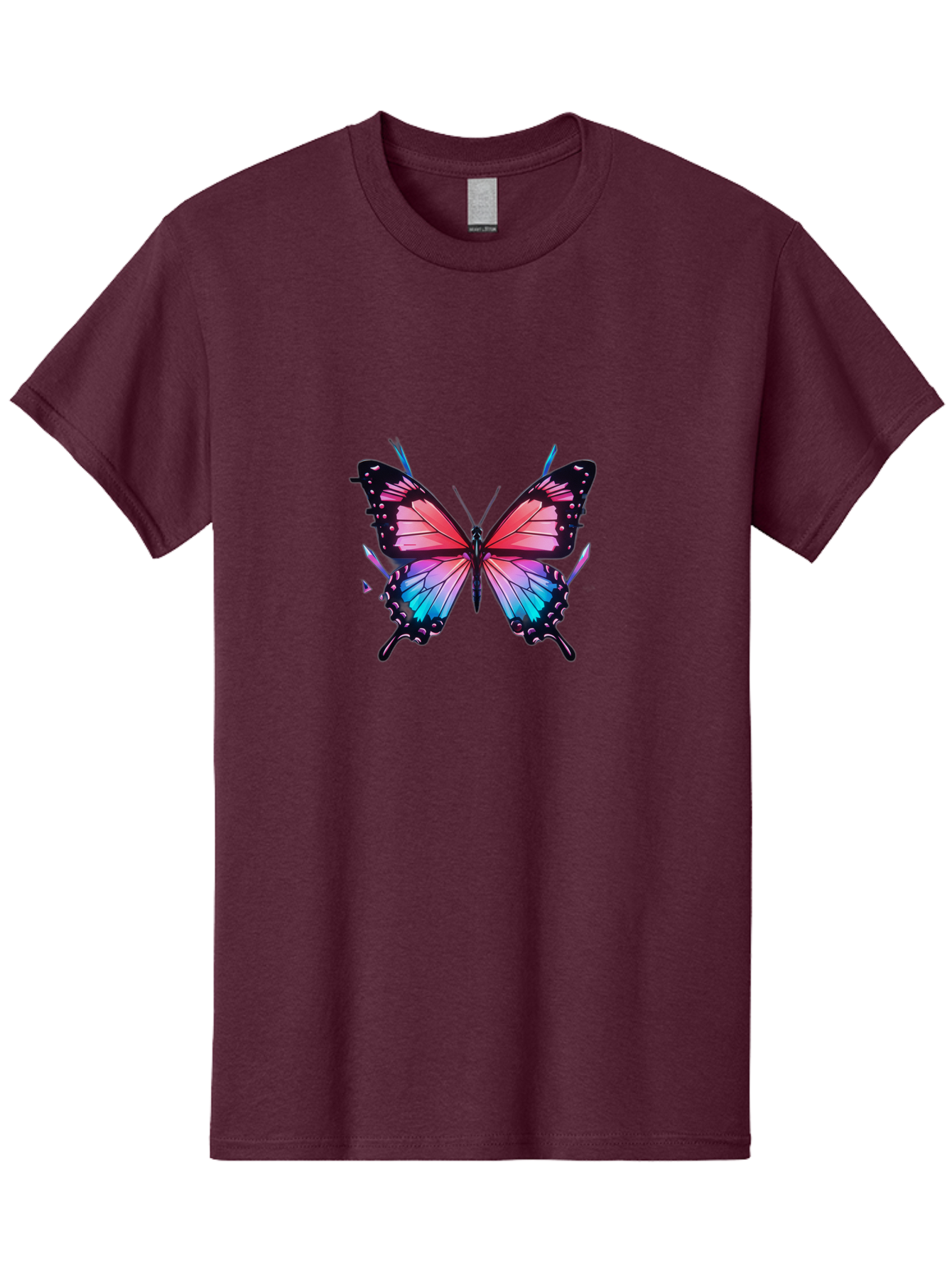Butterfly-27 Men'S Graphic Tee, 100% Cotton, Comfortable Casual Summer Wear, Machine Washable, Vintage Camera, Old Camera, Antique Camera, Black Camera, Classic Photography, Photography Equipment, Nostalgic Device, Film Camera, Camera Art Bah660