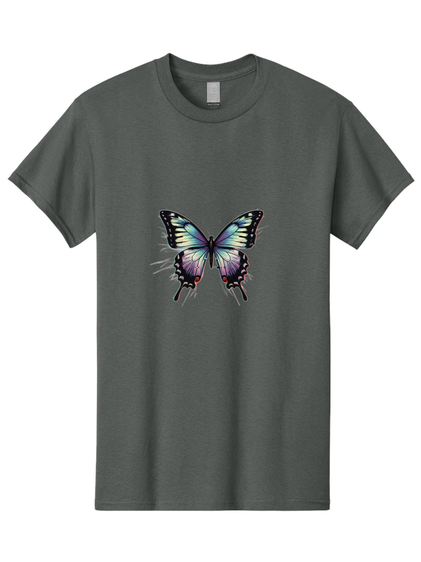 Butterfly-28 Men'S Graphic Tee, 100% Cotton, Comfortable Casual Summer Wear, Machine Washable, Vintage Camera, Old Camera, Antique Camera, Black Camera, Classic Photography, Photography Equipment, Nostalgic Device, Film Camera, Camera Art Bah661